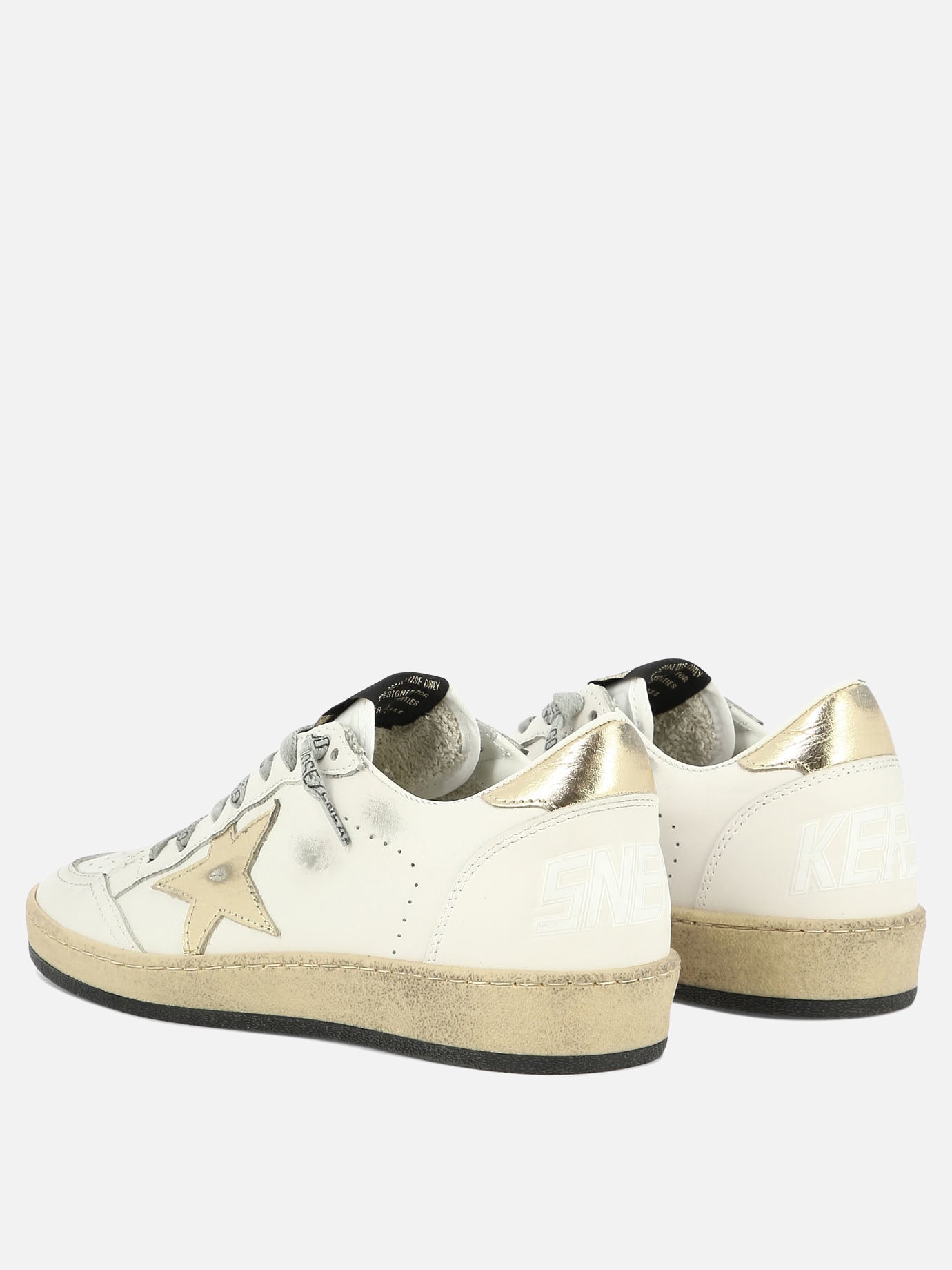 Low top sneakers 92% cow leather 8% polyamide - 100% rubber  White - Golden Goose Women | PDP | VIETTI Online Store | thumbnail_4
