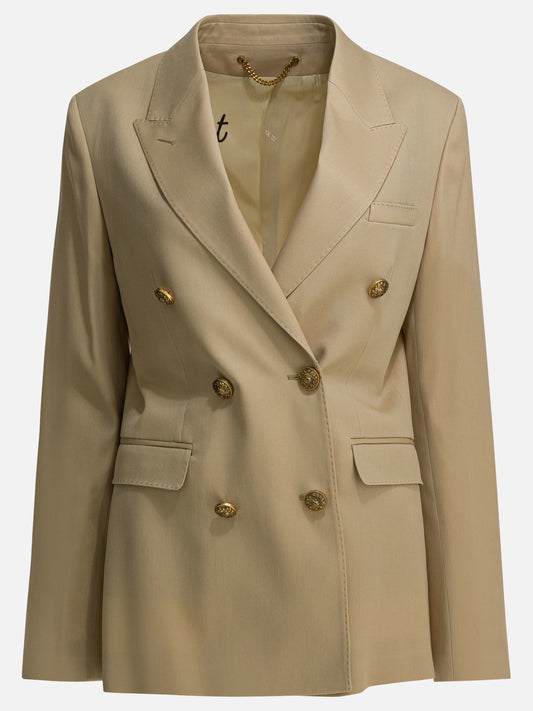 Blazers Solid colour  Beige - Golden Goose Women | VIETTI Online Store 

