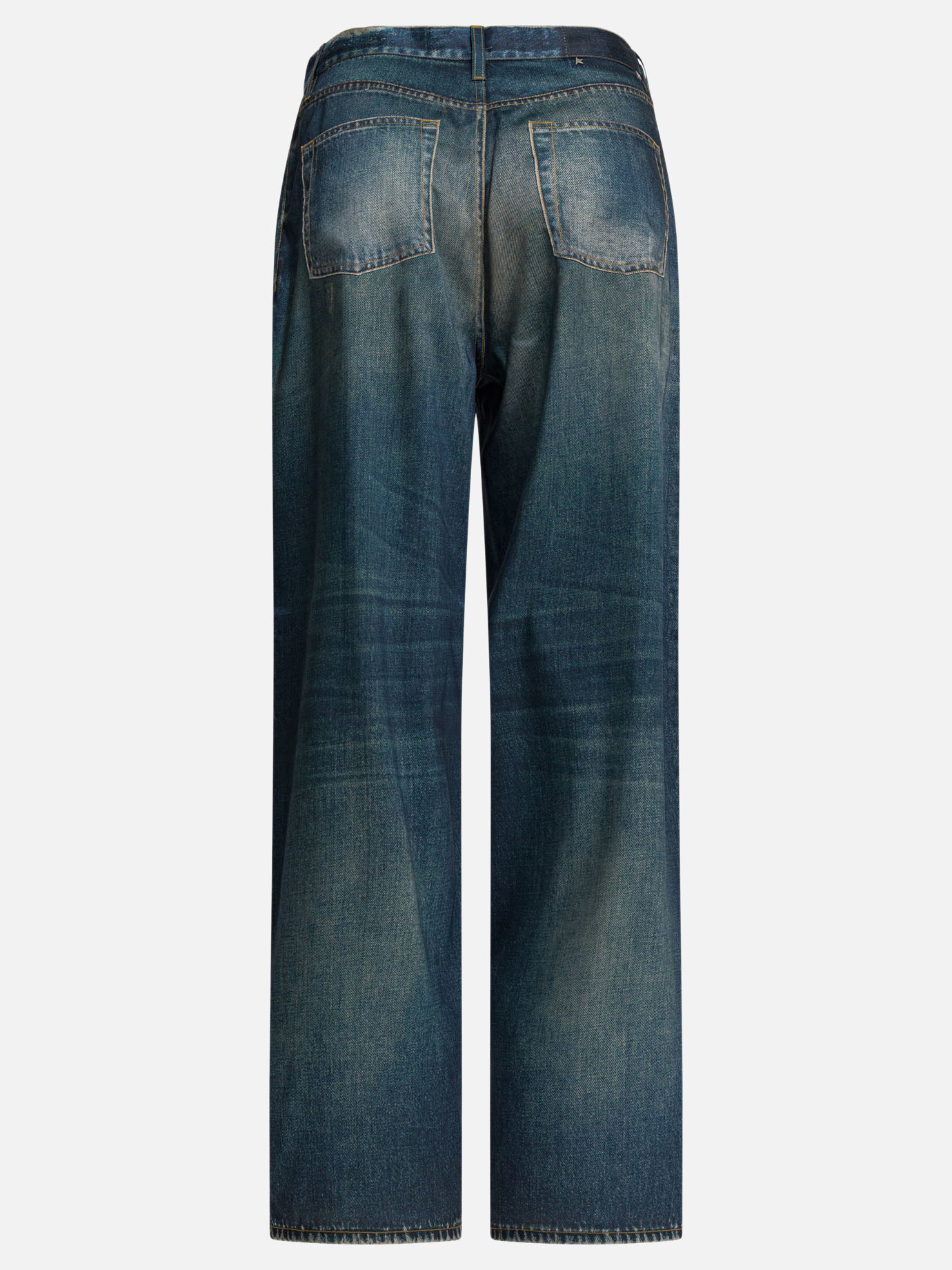 Straight-leg jeans Solid colour  Blue - Golden Goose Women | PDP | VIETTI Online Store | thumbnail_2