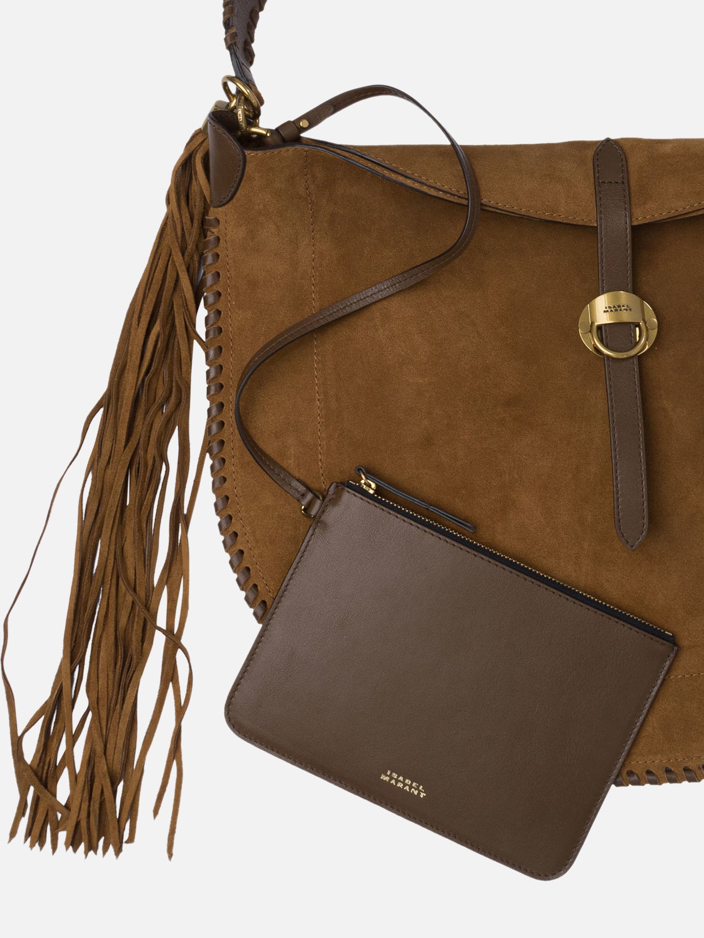 Medium bags 100% calf velvet leather  Brown - Isabel Marant Women | PDP | VIETTI Online Store | Zoom-Modal_3
