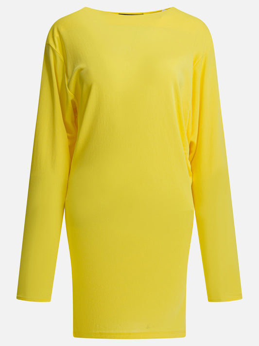 Mini dresses Solid colour  Yellow - Jacquemus Women | PLP | VIETTI Online Store 
