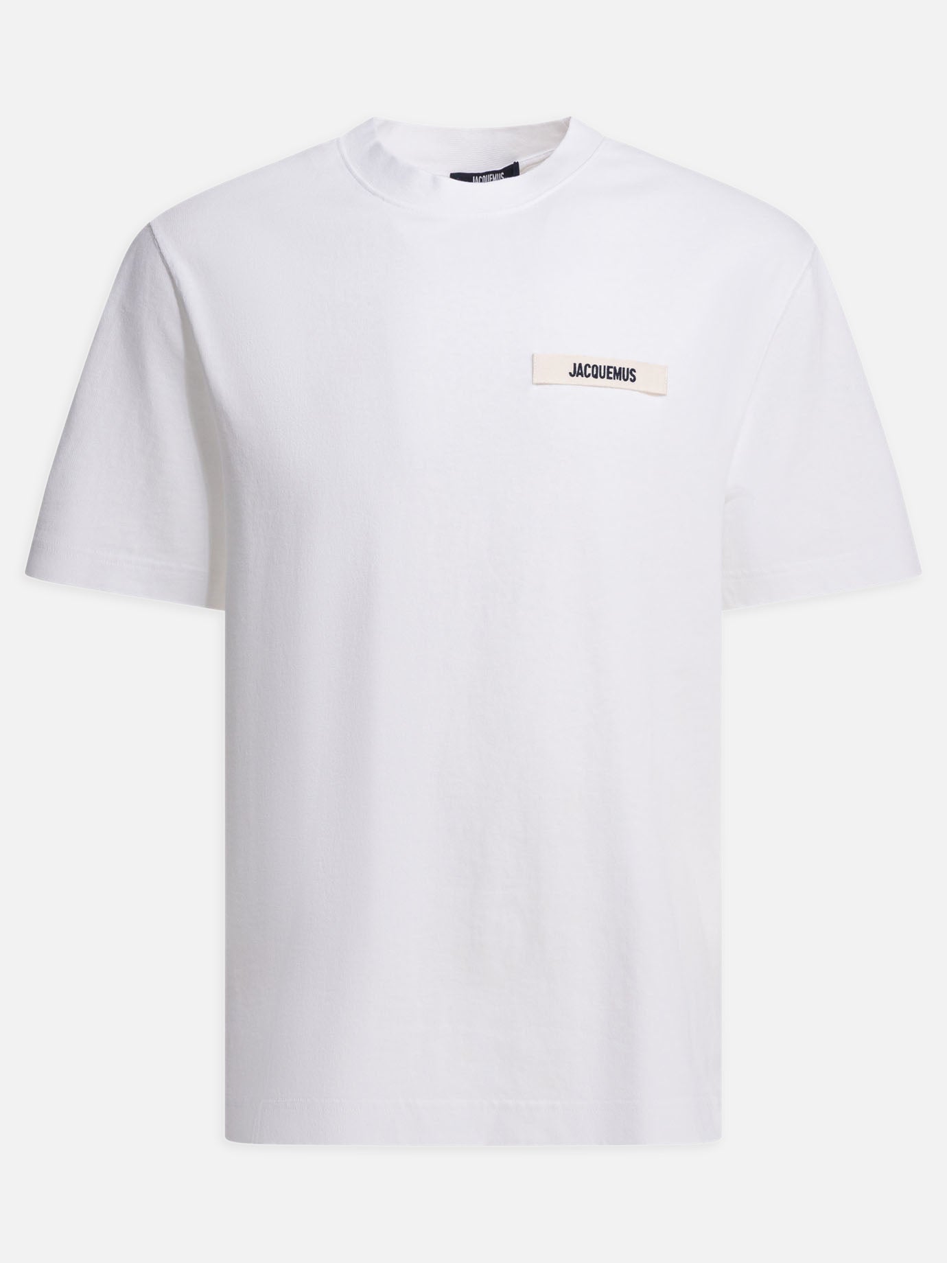 Crewneck t-shirts Logo  White - Jacquemus Men | PDP | VIETTI Online Store | Zoom-Modal
