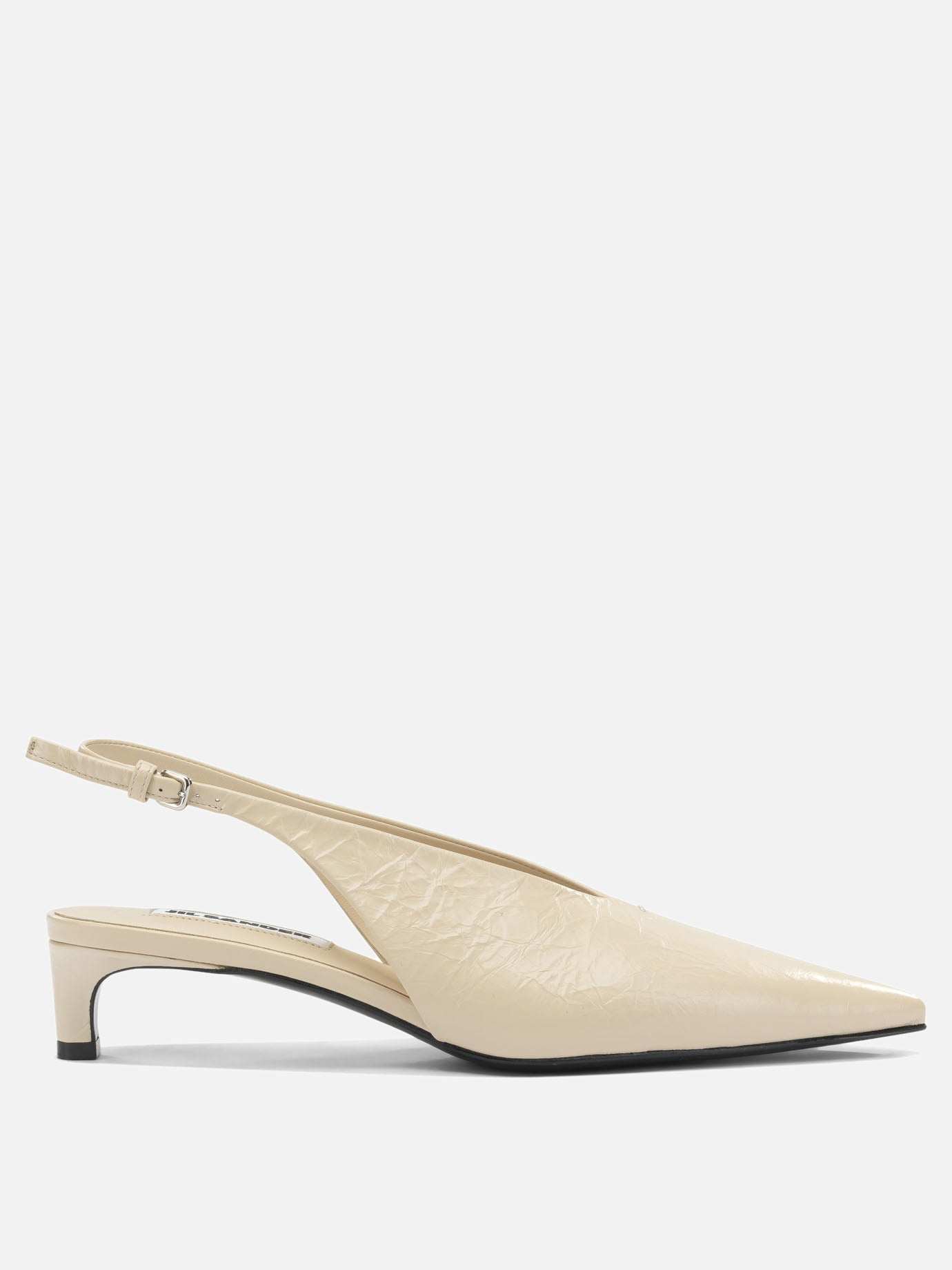 Slingbacks 100% calf leather - 100% calf leather  Beige - Jil Sander Women | PDP | VIETTI Online Store | thumbnail