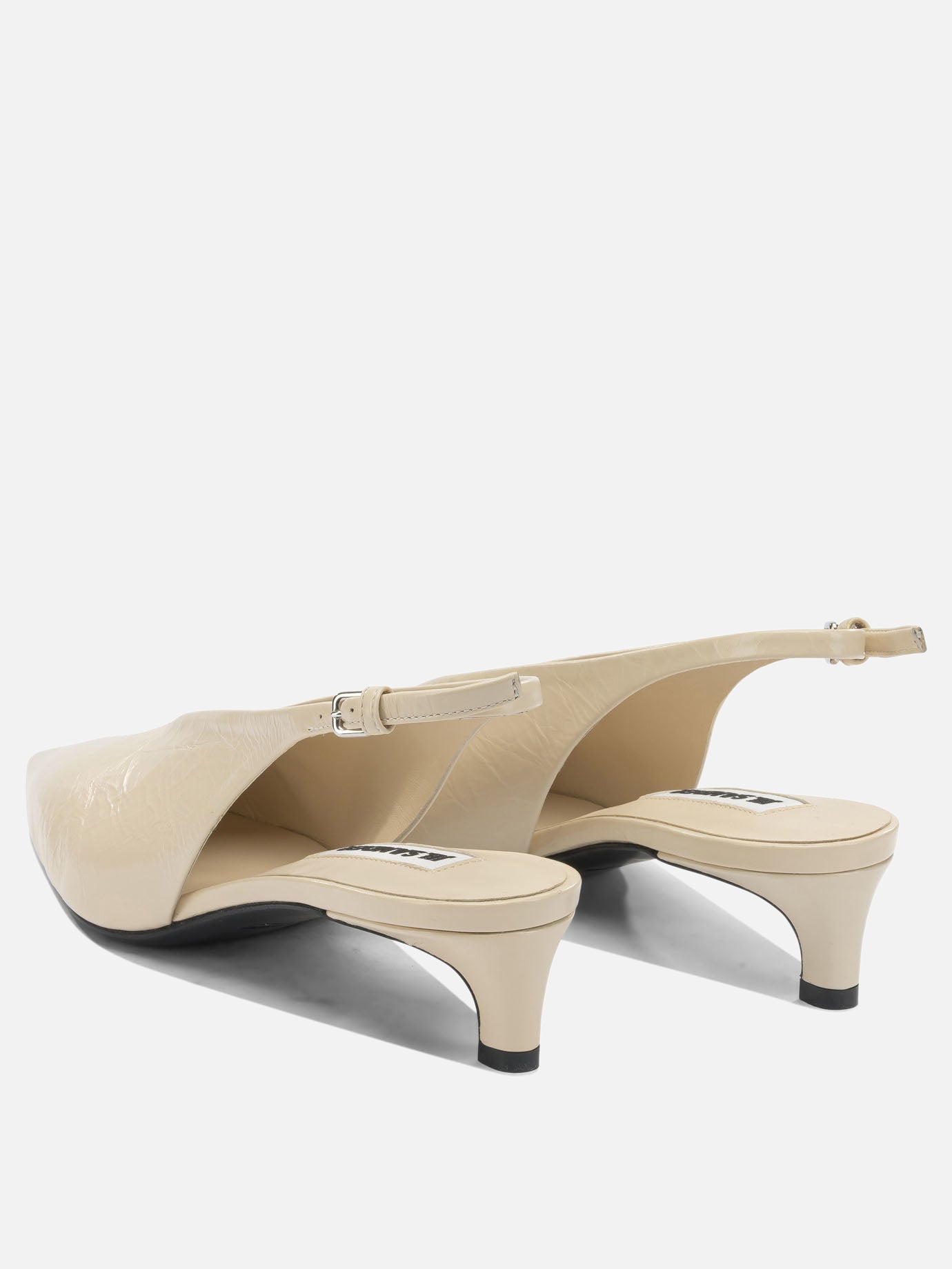Slingbacks 100% calf leather - 100% calf leather  Beige - Jil Sander Women | PDP | VIETTI Online Store | Zoom-Modal_4
