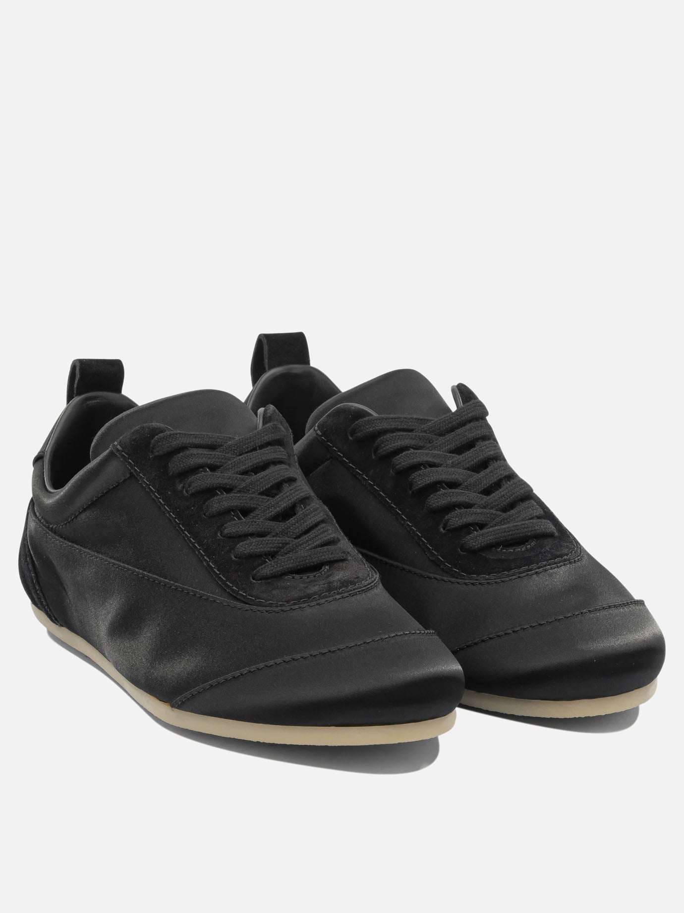 Low top sneakers 44% cotton 36% acetate 16% polyamide 4% elastane - 100% rubber  Black - Jil Sander Women | PDP | VIETTI Online Store | Zoom-Modal_2
