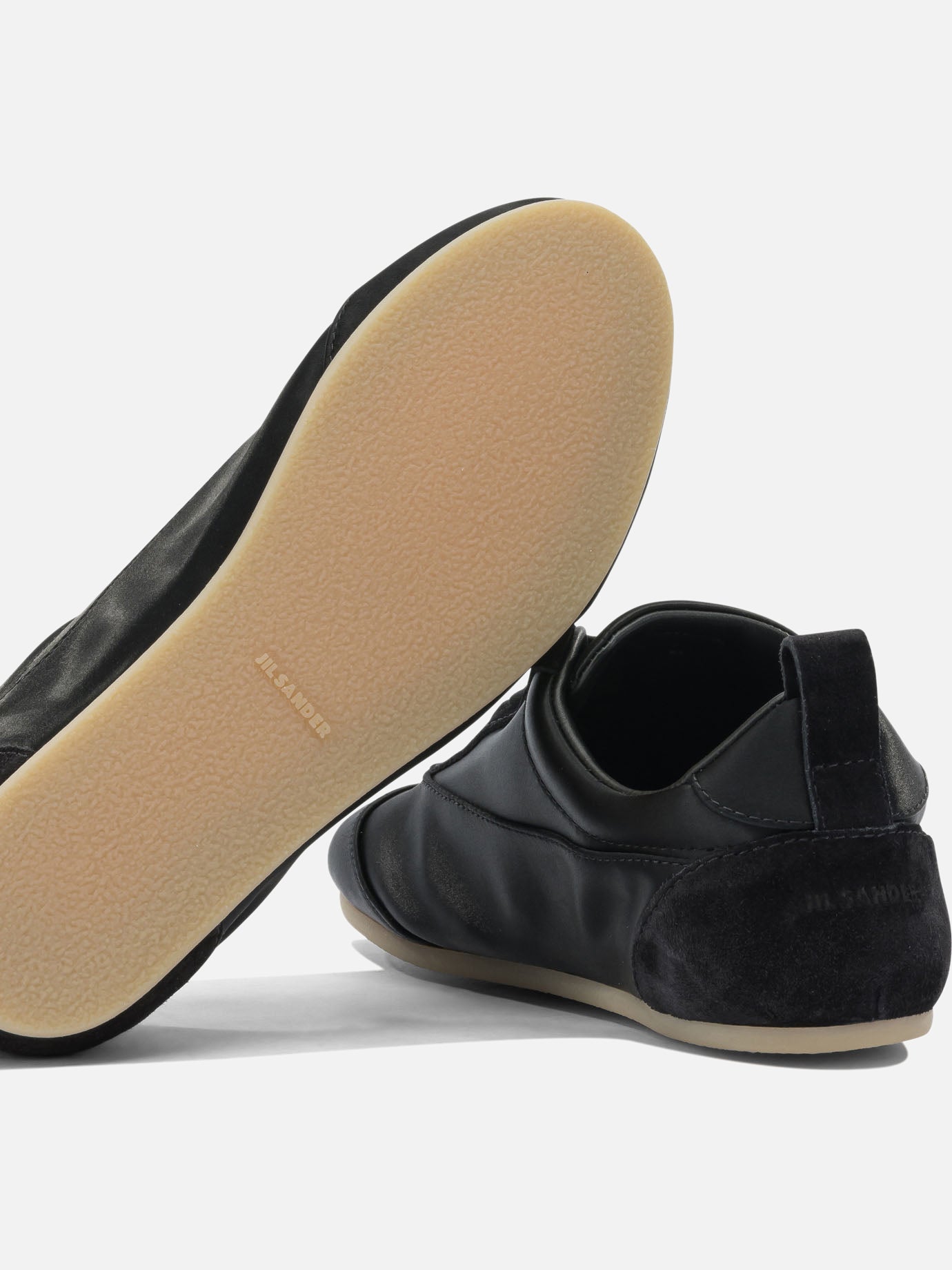 Low top sneakers 44% cotton 36% acetate 16% polyamide 4% elastane - 100% rubber  Black - Jil Sander Women | PDP | VIETTI Online Store | thumbnail_5