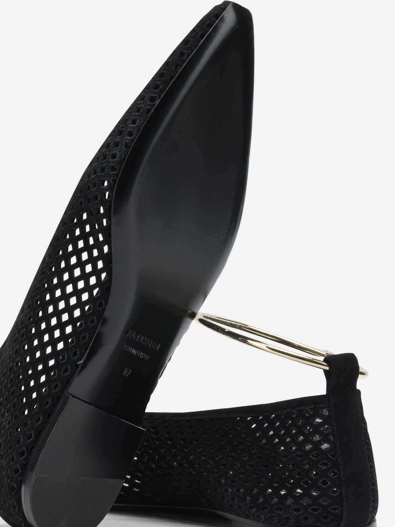 Classic ballet flats 100% goat leather - 100% calf leather  Black - Jil Sander Women | PDP | VIETTI Online Store | thumbnail_5