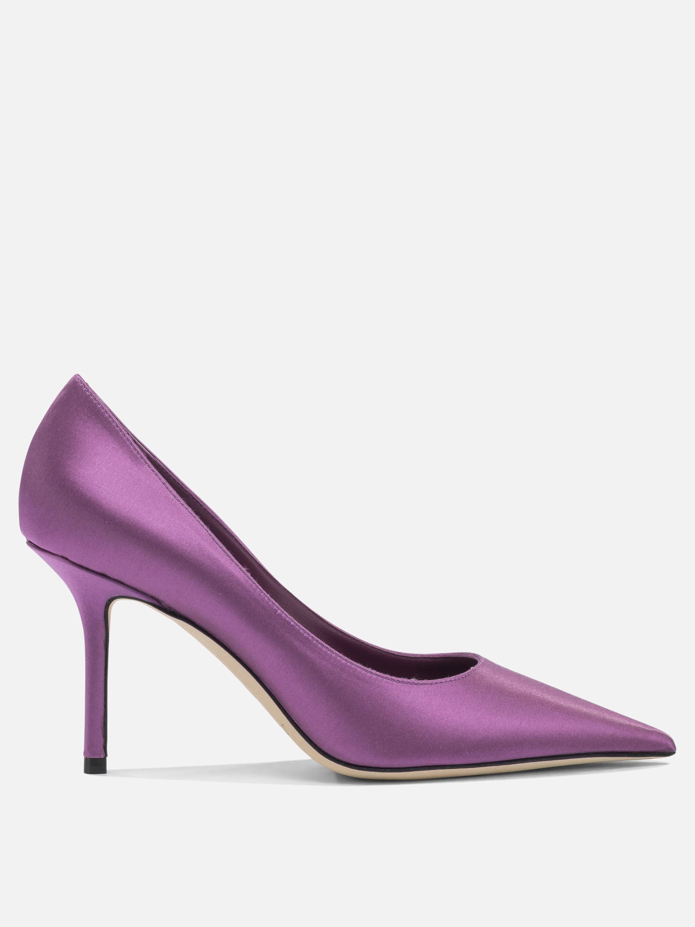 Pumps 77% textile 10% leather 5% salpa 5% plastic 3% metal - 100% calf  Purple - Jimmy Choo Women | PDP | VIETTI Online Store | thumbnail