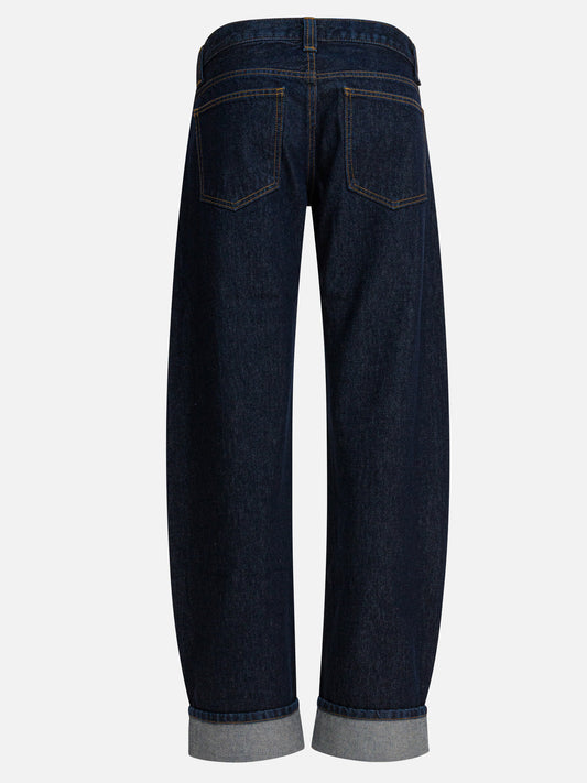 Wide-leg jeans Solid colour  Blue - Khaite Women | VIETTI Online Store | 2
