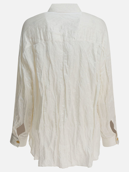 Casual shirts Solid colour  Grey - Khaite Women | VIETTI Online Store | 2
