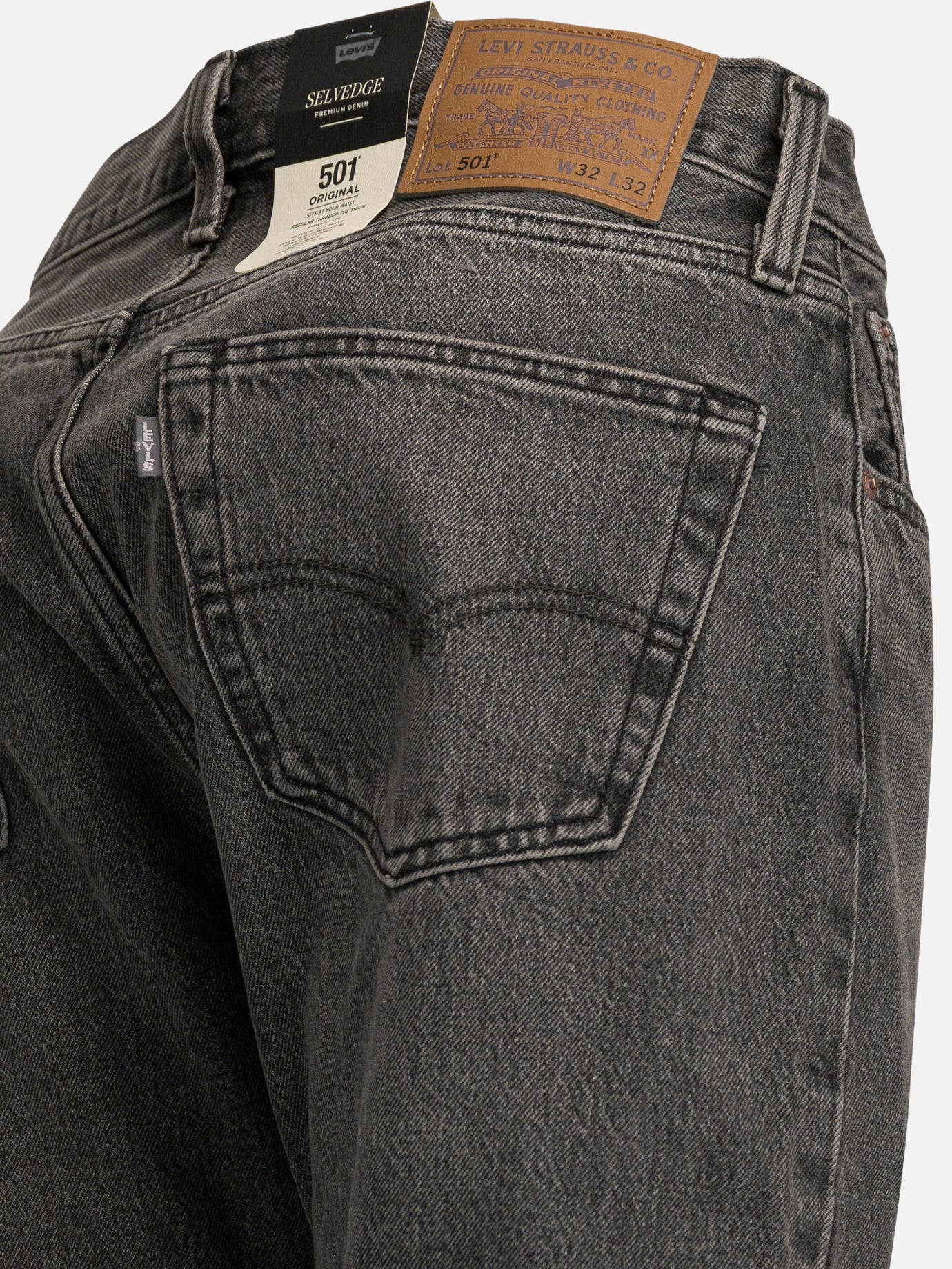 Straight-leg jeans Solid colour  Black - Levi's Men | PDP | VIETTI Online Store | Zoom-Modal_4
