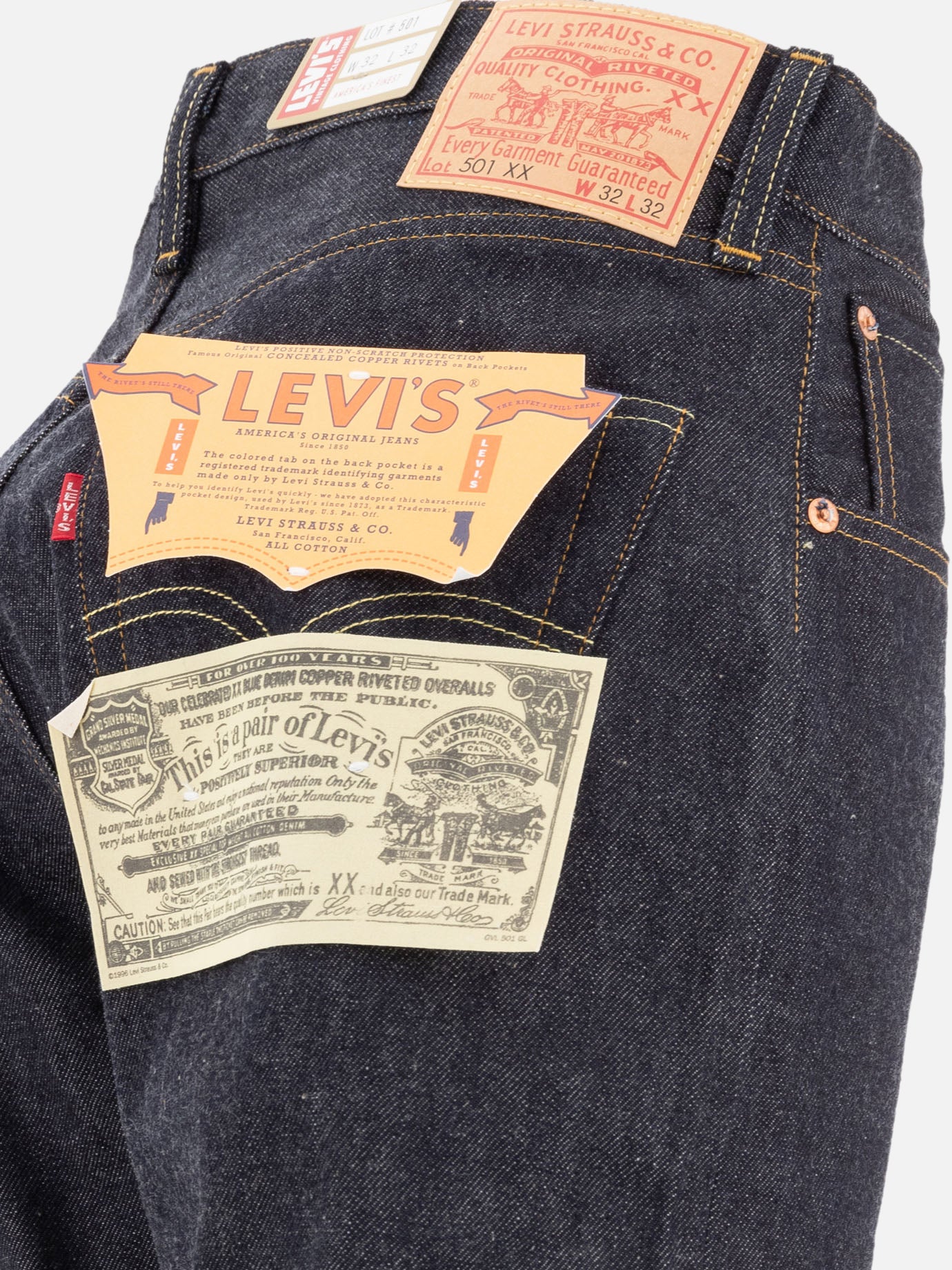 Straight-leg jeans Solid colour  Blue - Levi's Men | PDP | VIETTI Online Store | Zoom-Modal_4

