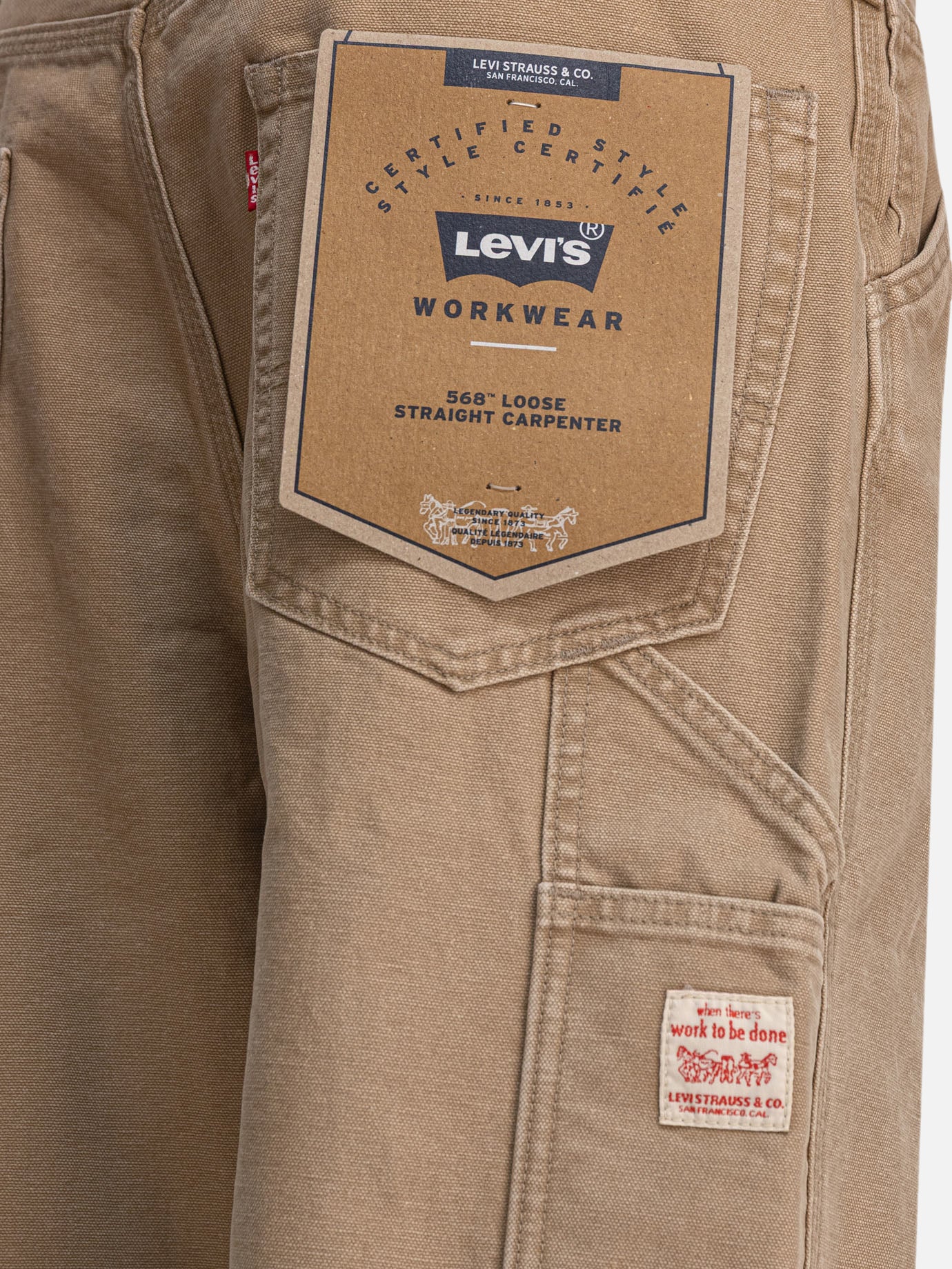 Work pants Solid colour  Beige - Levi's Men | PDP | VIETTI Online Store | Zoom-Modal_4
