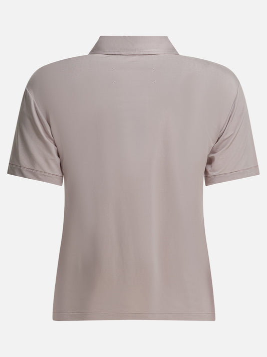 Polo shirts with buttons Solid colour  Pink - Maison Margiela Women | PDP | VIETTI Online Store | 2
