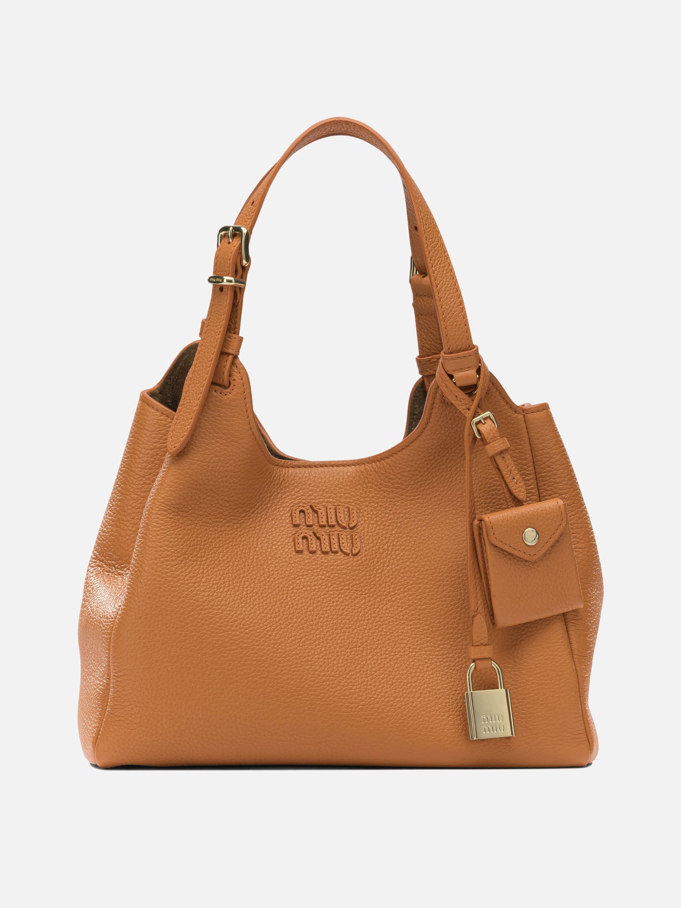 Small bags 100% calf leather  Orange - Miu Miu Women | PDP | VIETTI Online Store | thumbnail