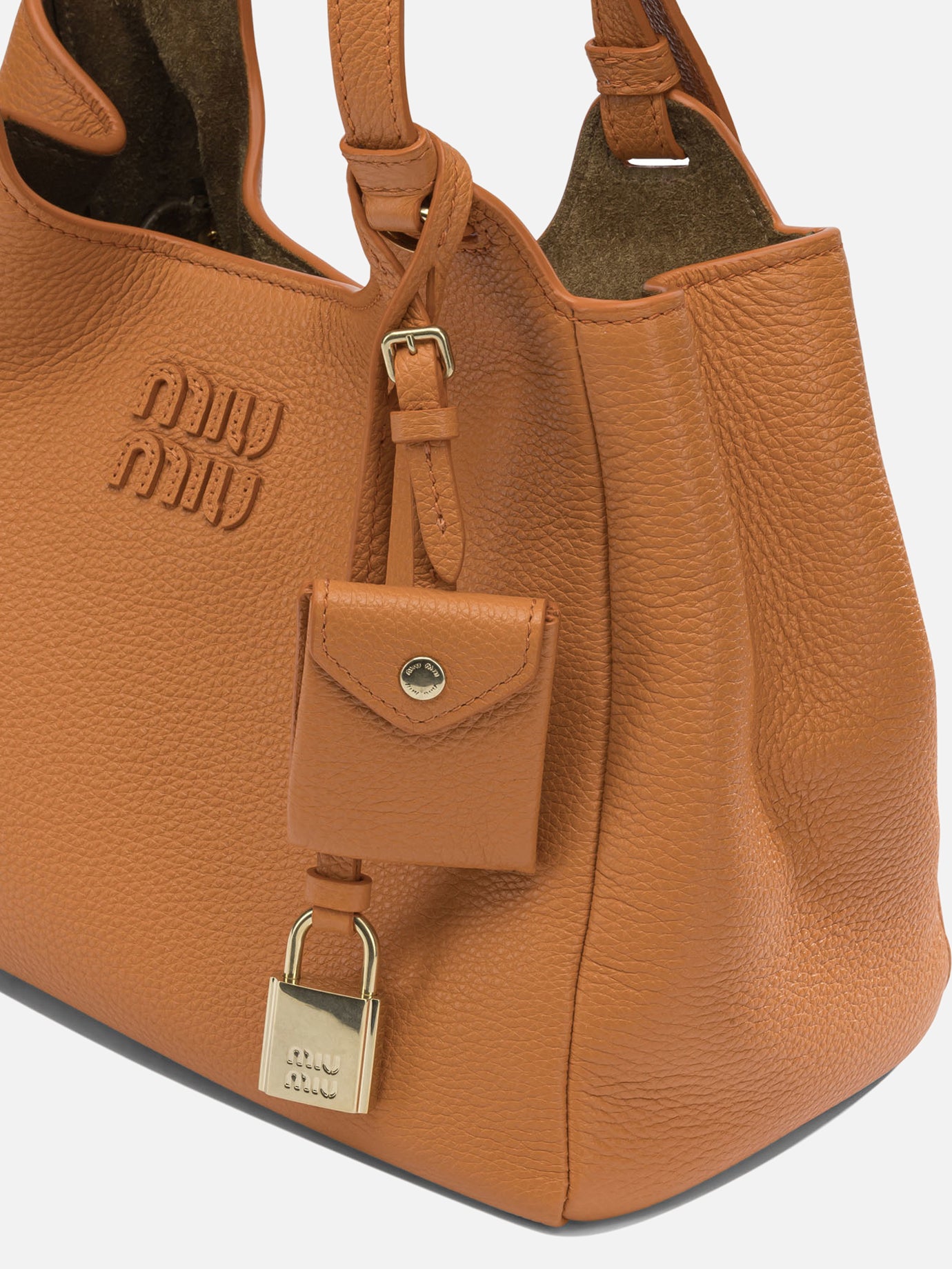 Small bags 100% calf leather  Orange - Miu Miu Women | PDP | VIETTI Online Store | thumbnail_4