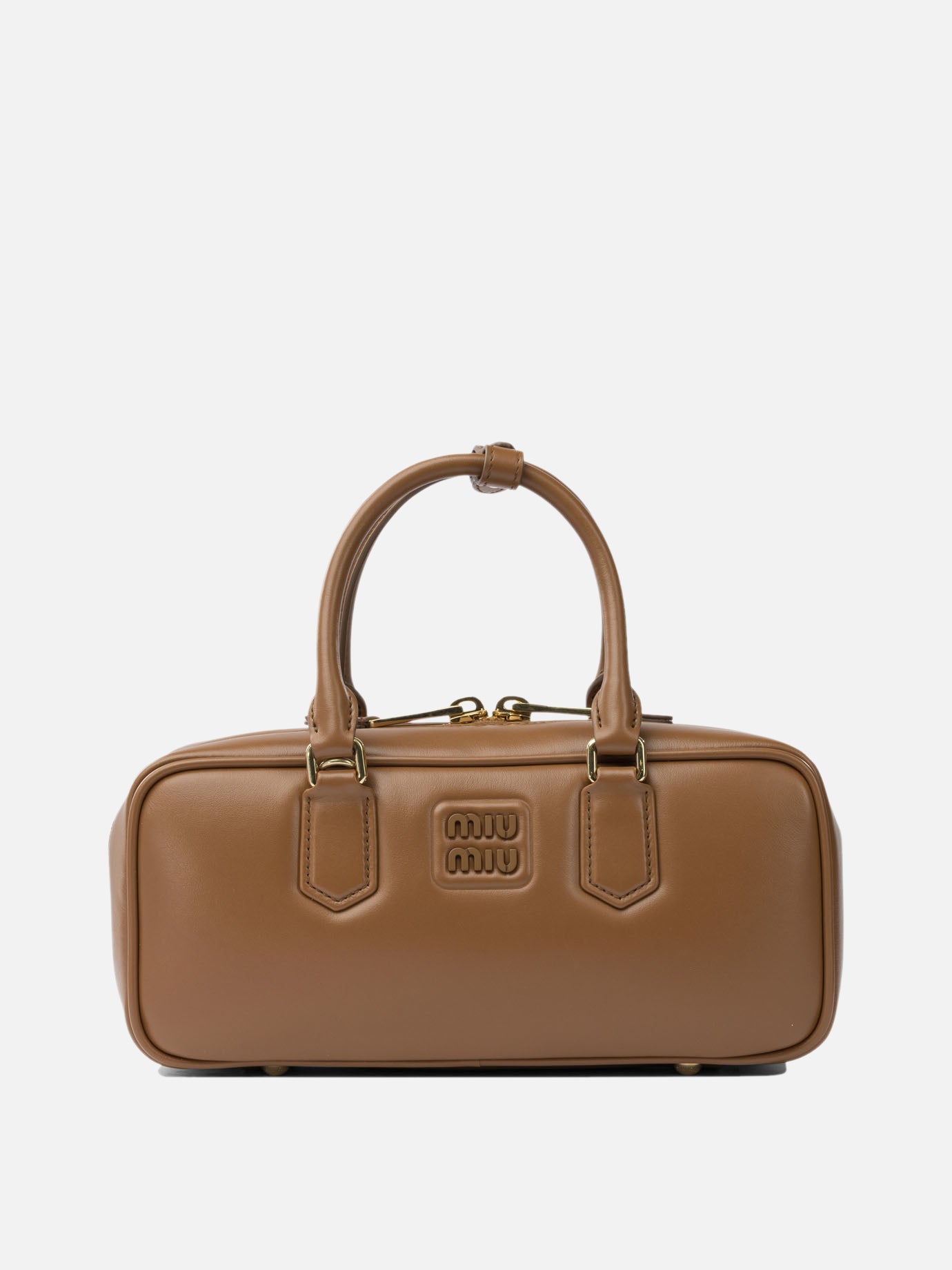 Small bags 100% calf leather  Brown - Miu Miu Women | PDP | VIETTI Online Store | Zoom-Modal
