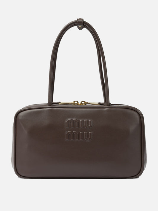 Medium bags 100% calf leather  Brown - Miu Miu Women | PDP | VIETTI Online Store 
