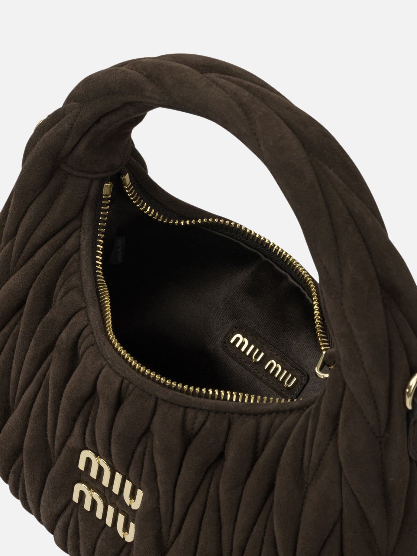Small bags 100% lamb leather  Brown - Miu Miu Women | PDP | VIETTI Online Store | Zoom-Modal_5
