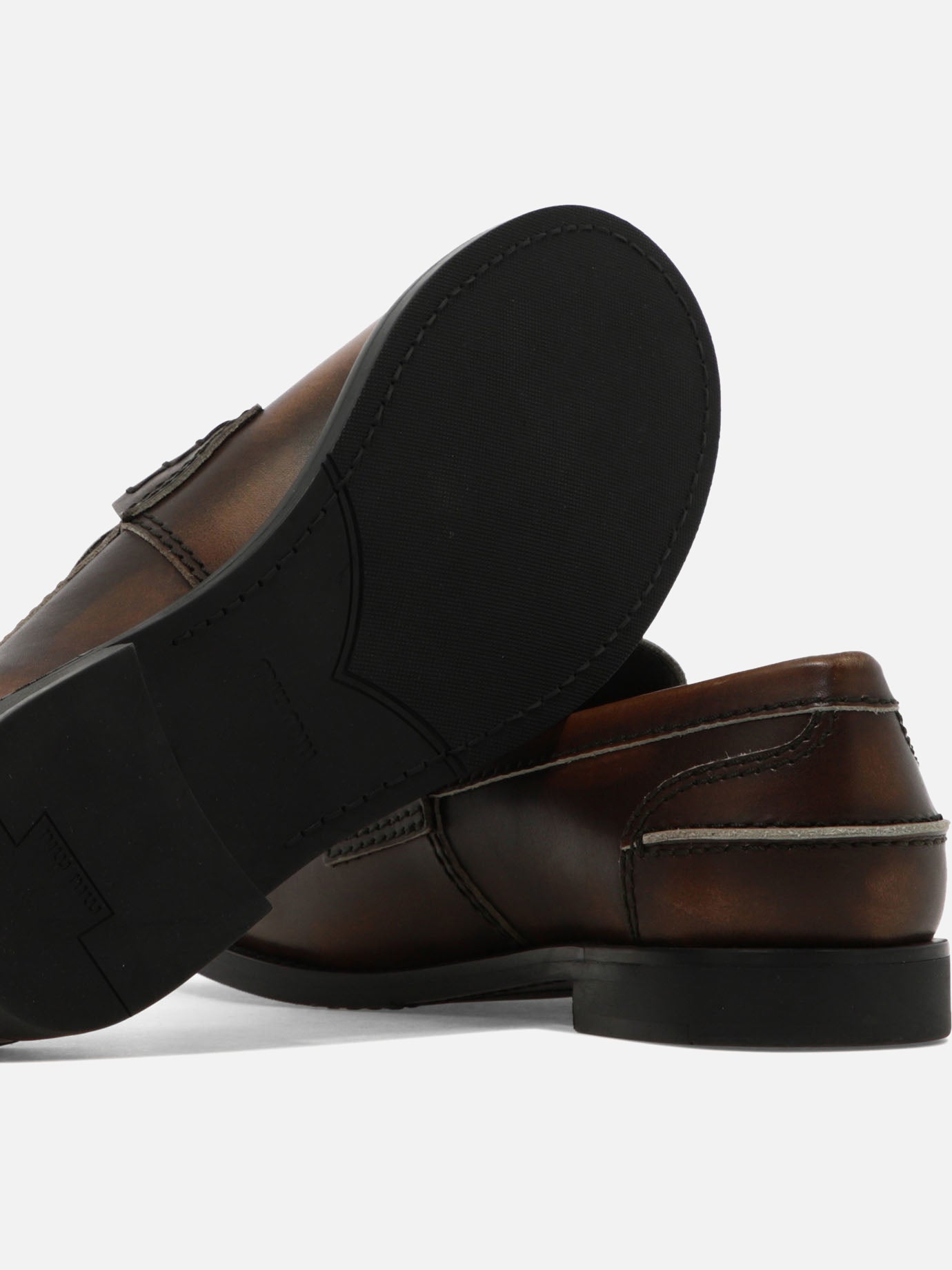 Loafers 100% calf leather  Brown - Miu Miu Women | PDP | VIETTI Online Store | thumbnail_5
