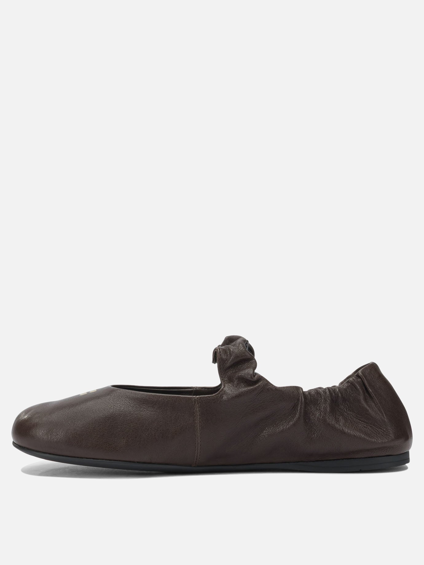 Classic ballet flats 100% lamb leather - 100% rubber  Brown - Miu Miu Women | PDP | VIETTI Online Store | Zoom-Modal_3
