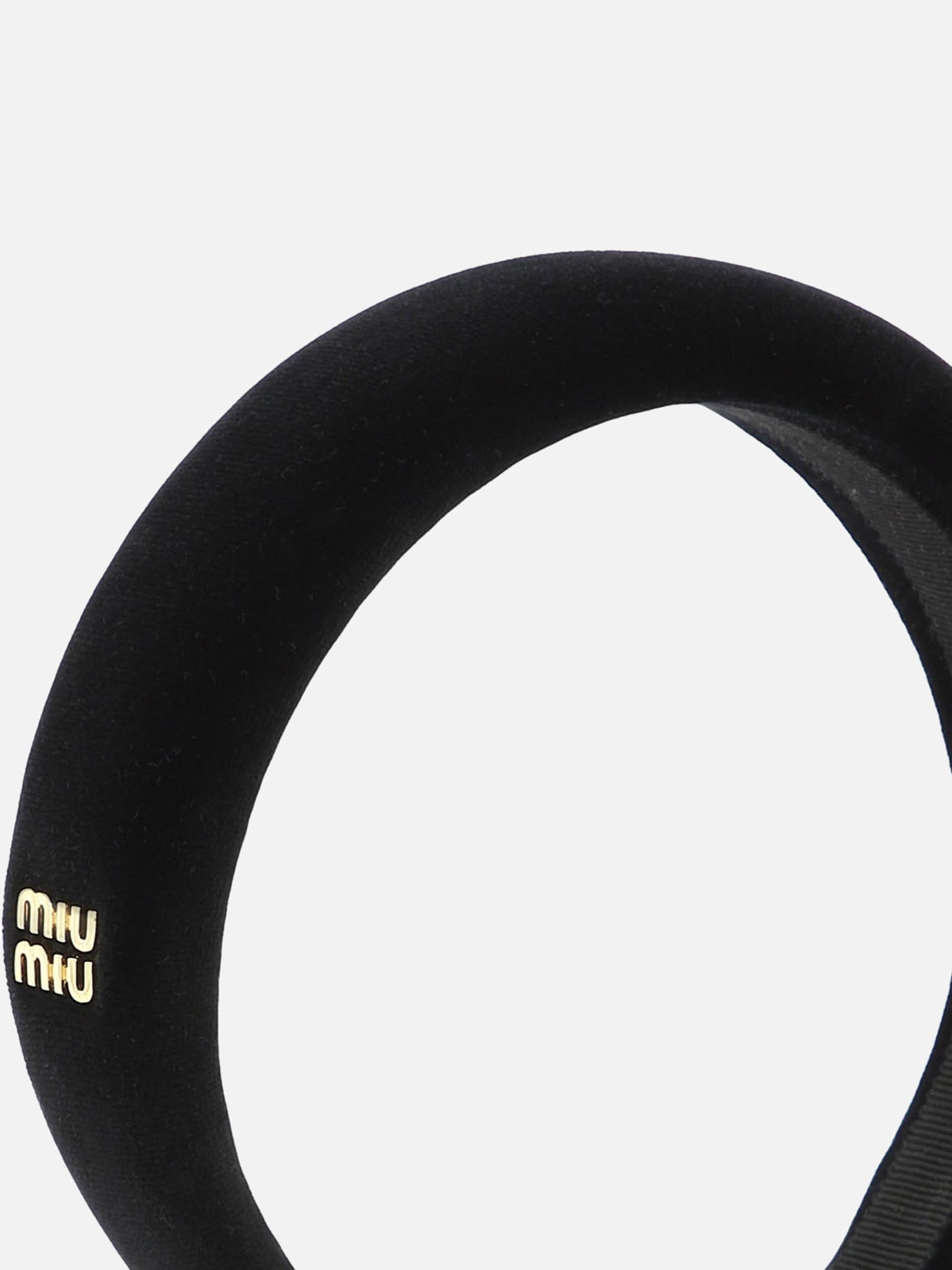 Headbands 100% cotton - 100% glass  Black - Miu Miu Women | PDP | VIETTI Online Store | Zoom-Modal_2
