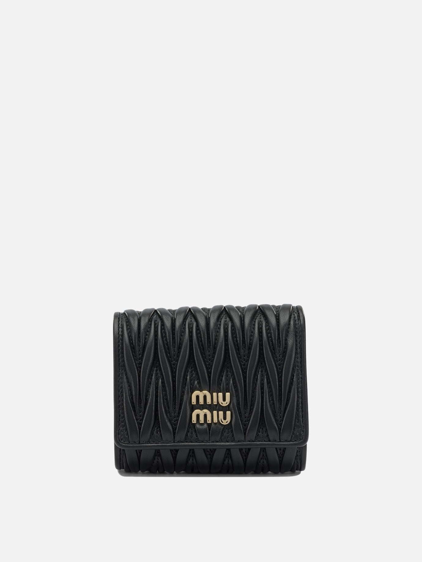 Wallets 100% lamb leather  Black - Miu Miu Women | PDP | VIETTI Online Store | Zoom-Modal
