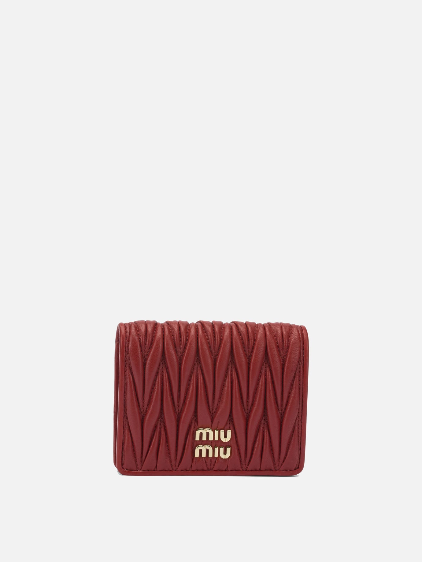 Wallets 100% lamb leather  Red - Miu Miu Women | PDP | VIETTI Online Store | thumbnail