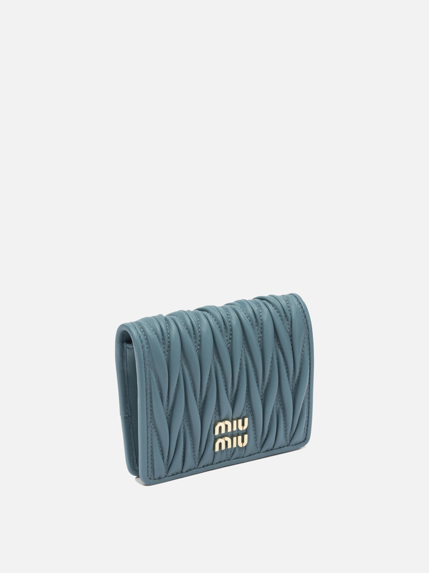 Wallets 100% lamb leather  Blue - Miu Miu Women | PDP | VIETTI Online Store | thumbnail_2