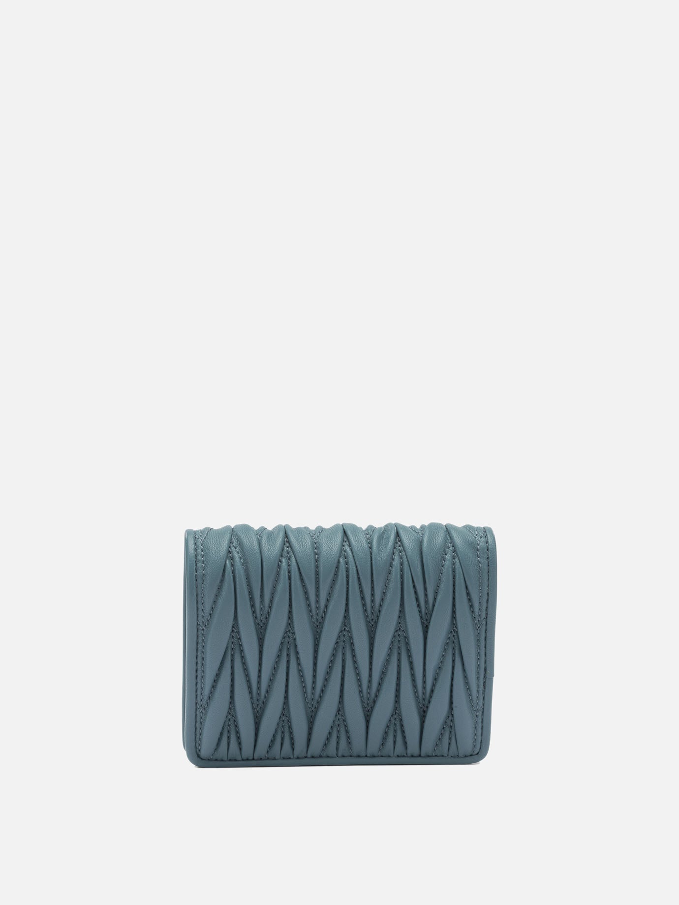 Wallets 100% lamb leather  Blue - Miu Miu Women | PDP | VIETTI Online Store | thumbnail_3