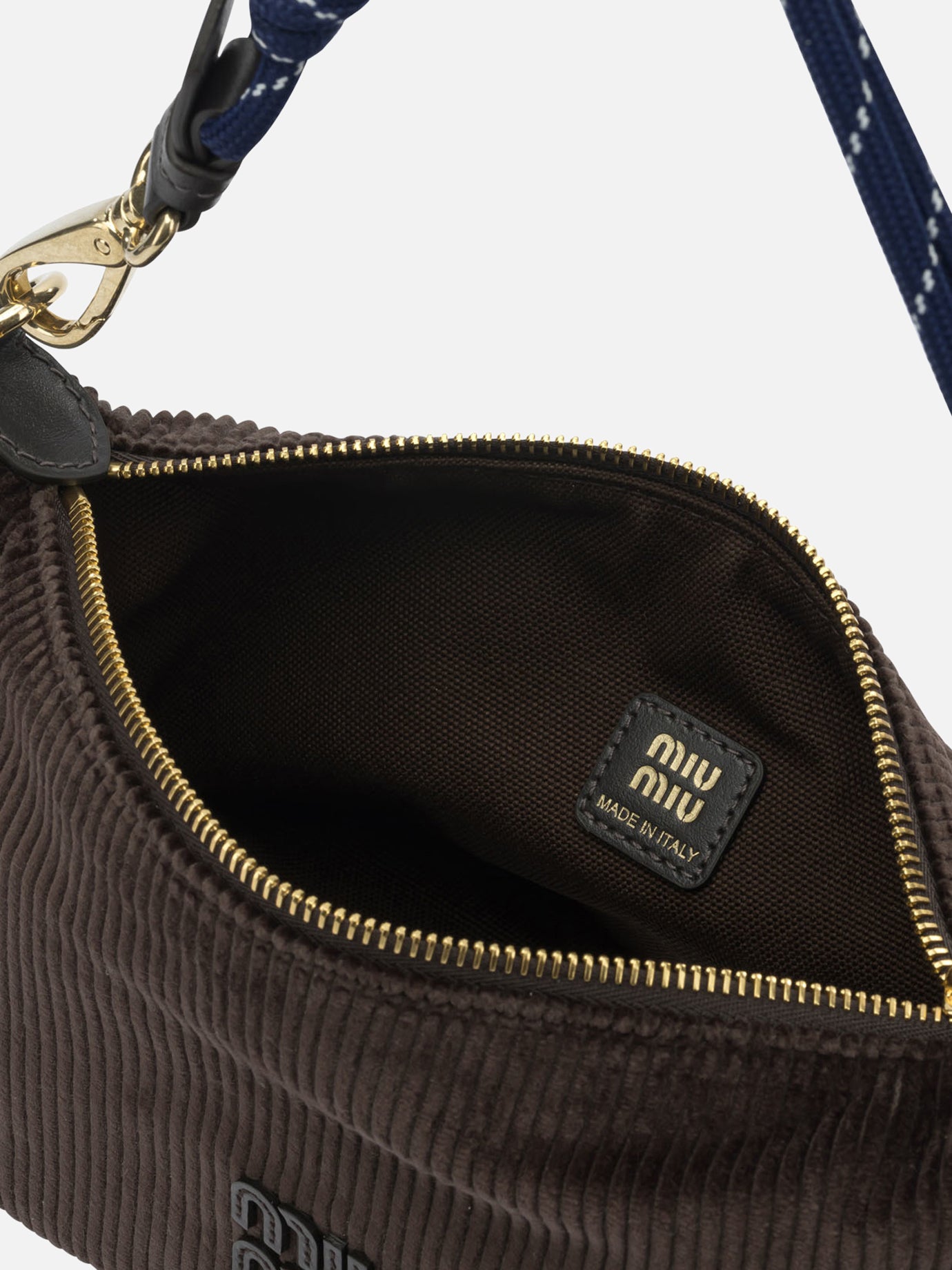 Small bags 100% cotton  Brown - Miu Miu Women | PDP | VIETTI Online Store | Zoom-Modal_5
