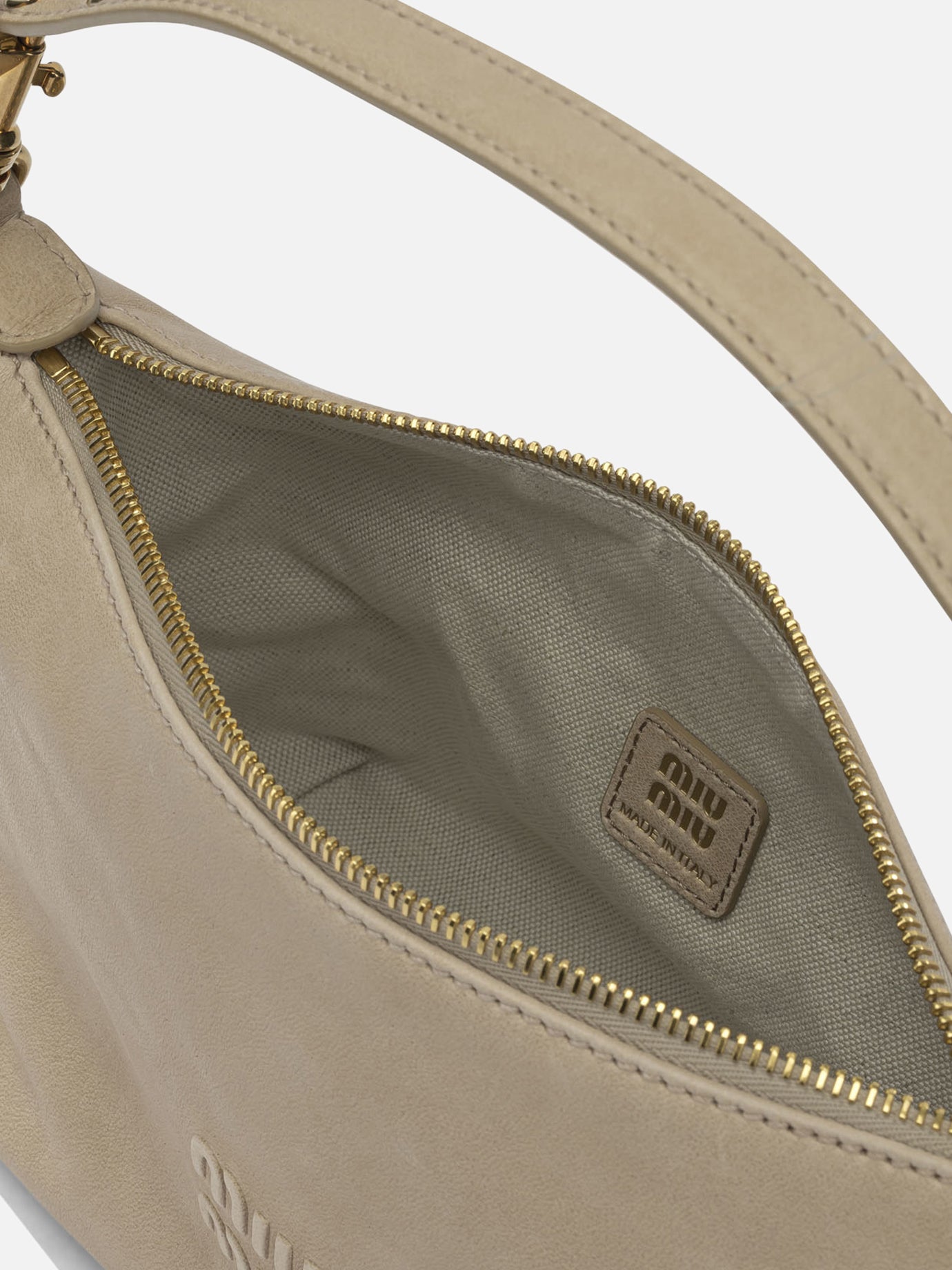 Small bags 100% lamb leather  Beige - Miu Miu Women | PDP | VIETTI Online Store | Zoom-Modal_5
