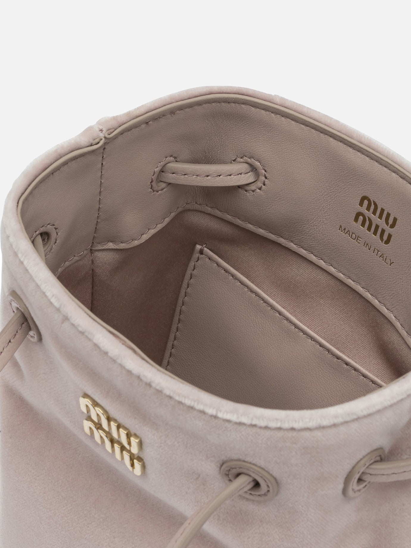 Mini bags 100% cotton - 100% lamb leather  Pink - Miu Miu Women | PDP | VIETTI Online Store | thumbnail_5