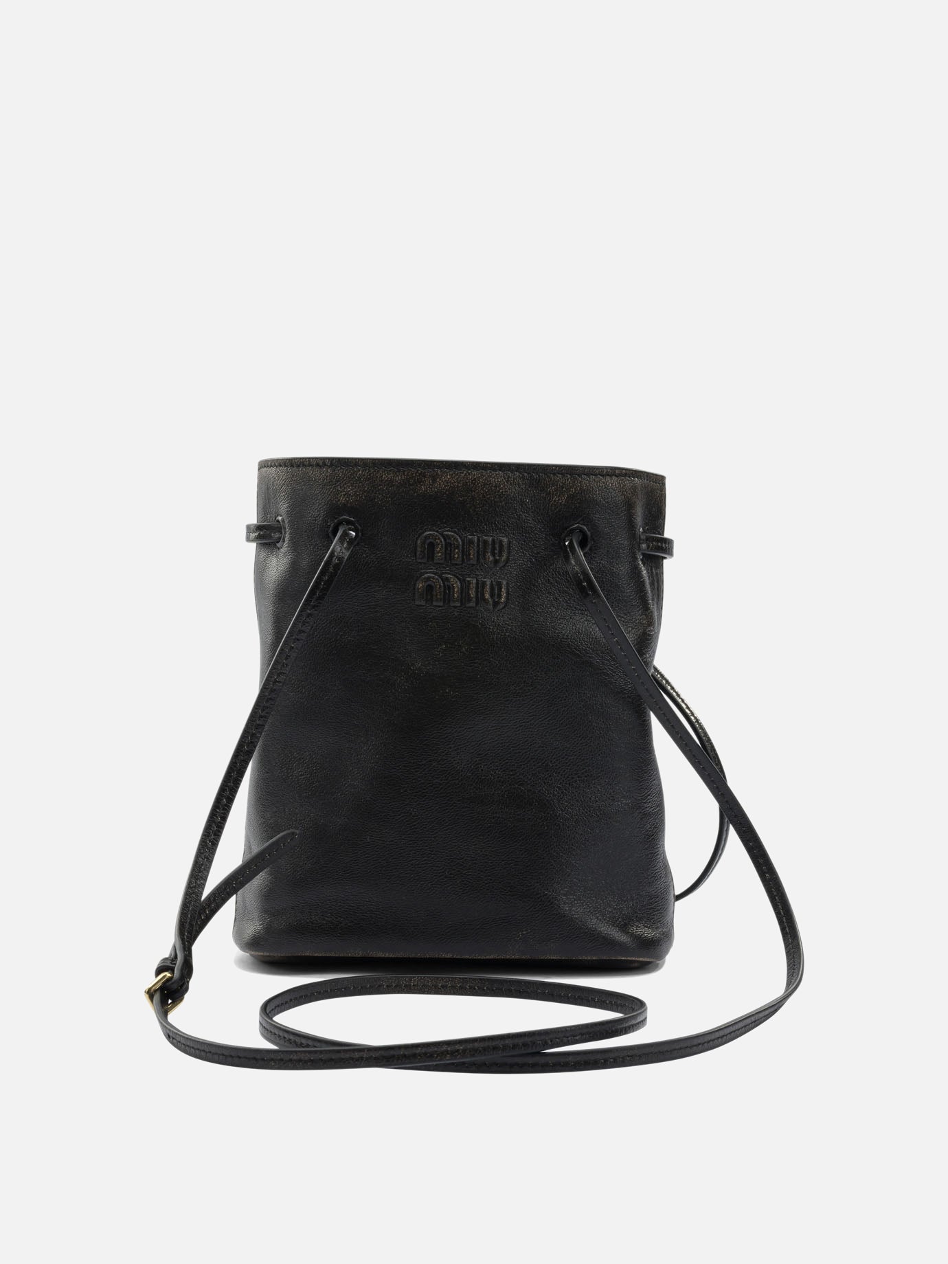 Mini bags 100% lamb leather  Brown - Miu Miu Women | PDP | VIETTI Online Store | thumbnail