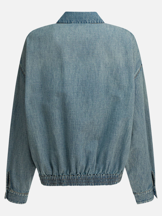 Denim jackets Logo  Light blue - Miu Miu Women | PLP | VIETTI Online Store | 2
