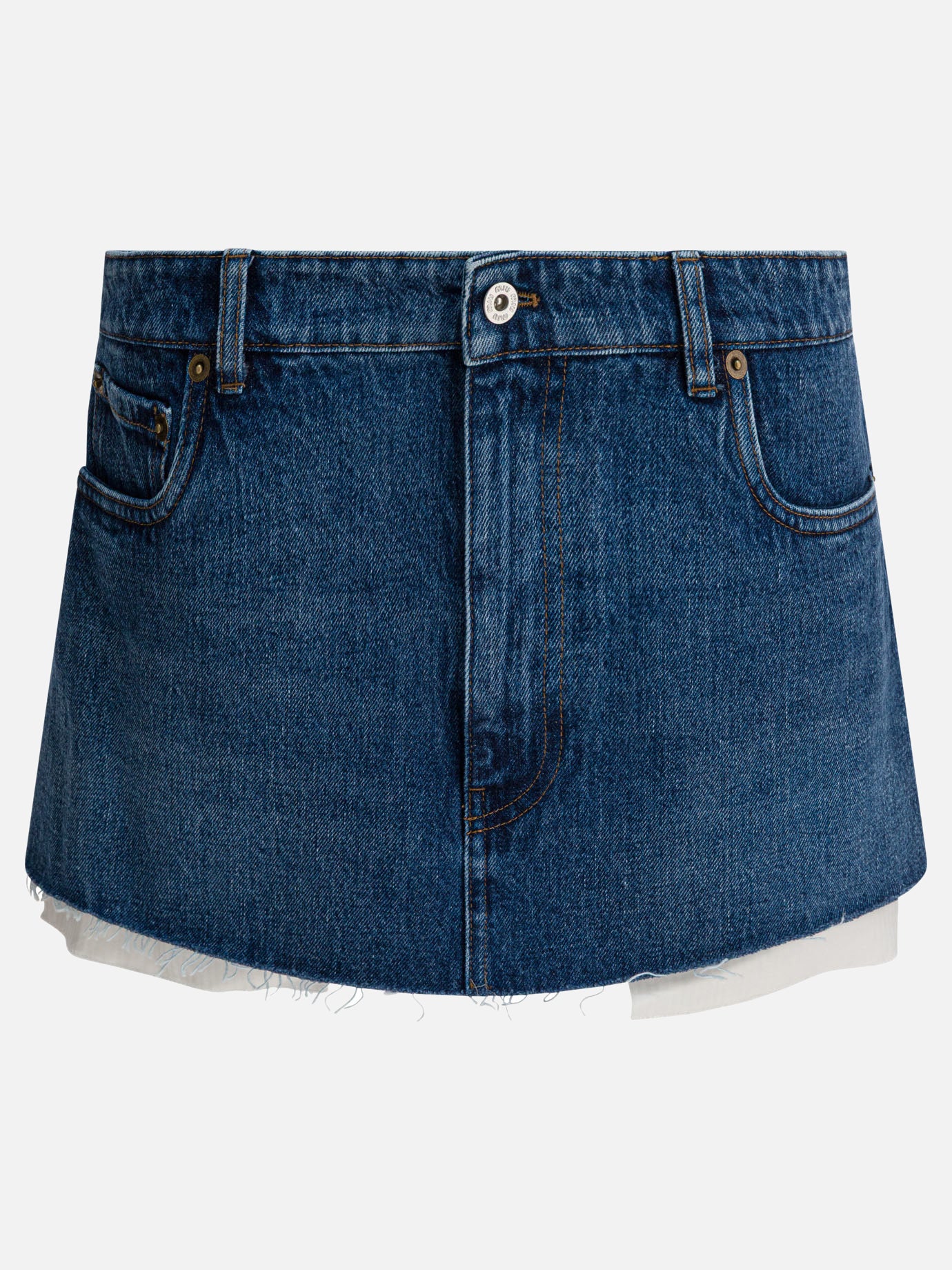 Miniskirts Logo  Blue - Miu Miu Women | PDP | VIETTI Online Store | Zoom-Modal
