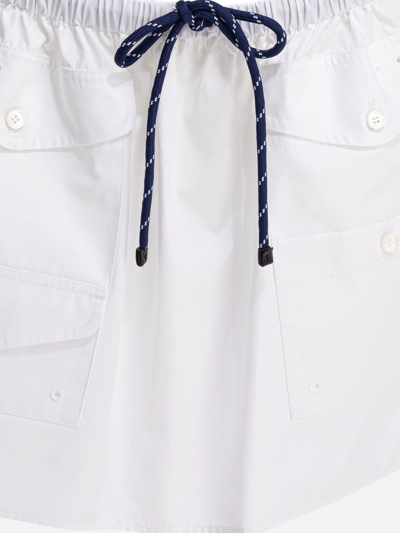 Miniskirts Logo  White - Miu Miu Women | PDP | VIETTI Online Store | Zoom-Modal_3
