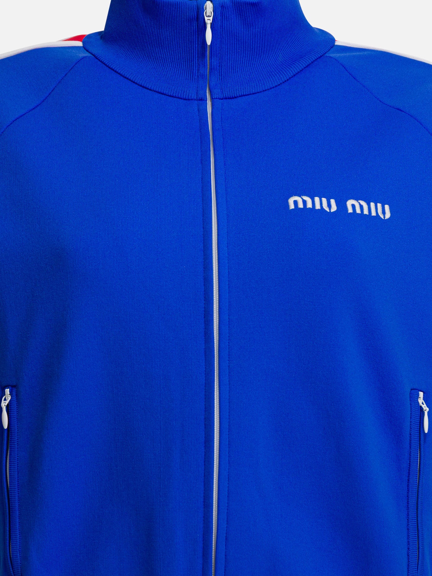 Full zip sweatshirts Logo  Blue - Miu Miu Women | PDP | VIETTI Online Store | thumbnail_3