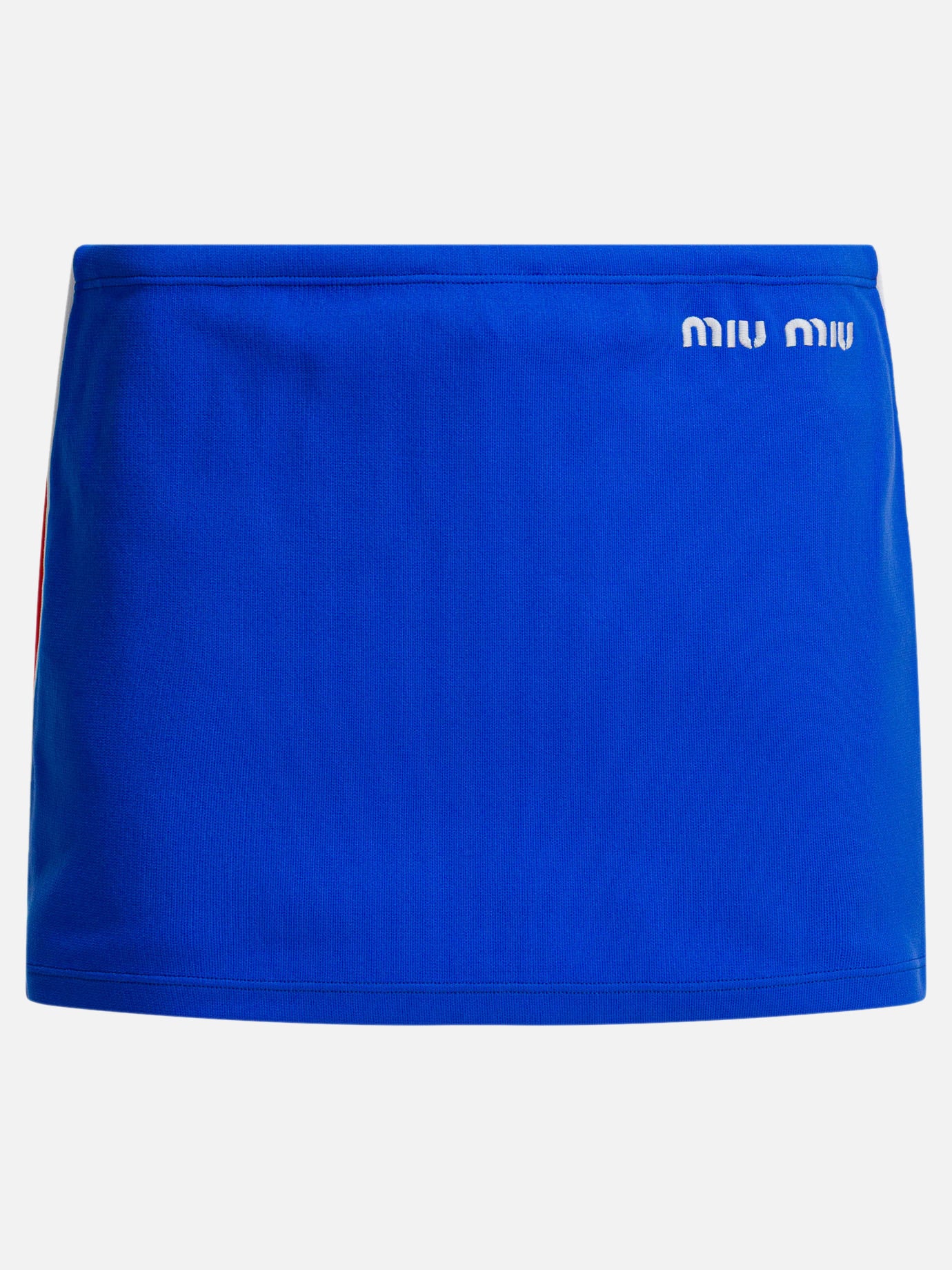Miniskirts Logo  Blue - Miu Miu Women | PDP | VIETTI Online Store | Zoom-Modal
