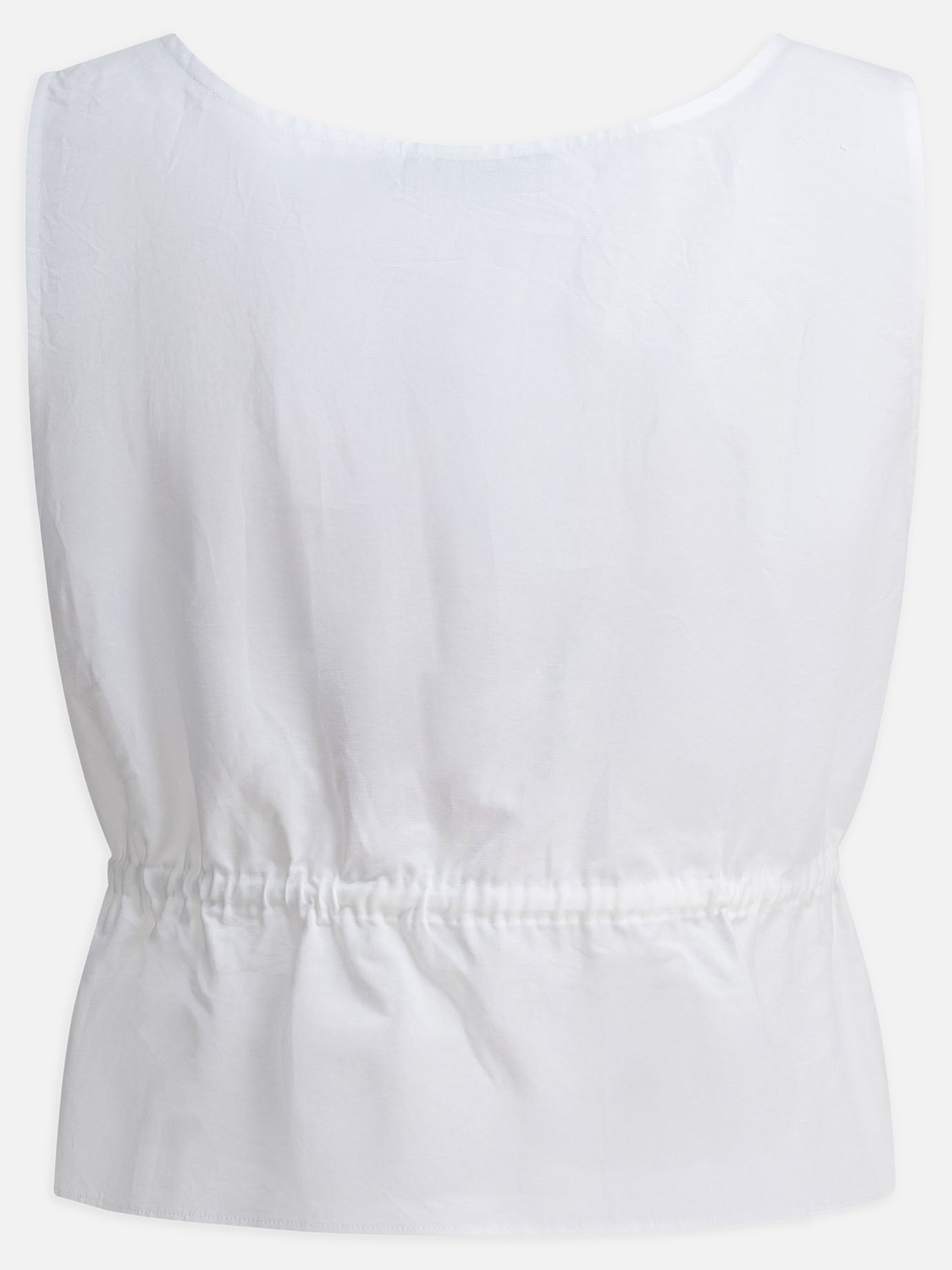 Casual tops Logo  White - Miu Miu Women | PDP | VIETTI Online Store | Zoom-Modal_2
