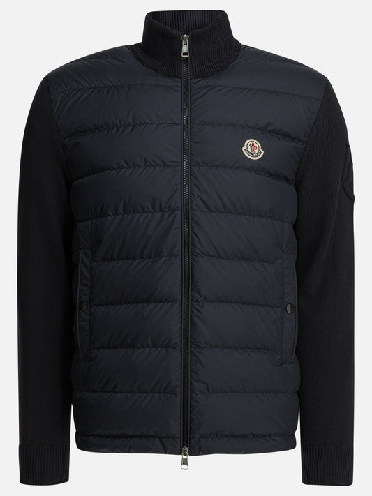 Down jackets Logo  Blue - Moncler Men | PLP | VIETTI Online Store 
