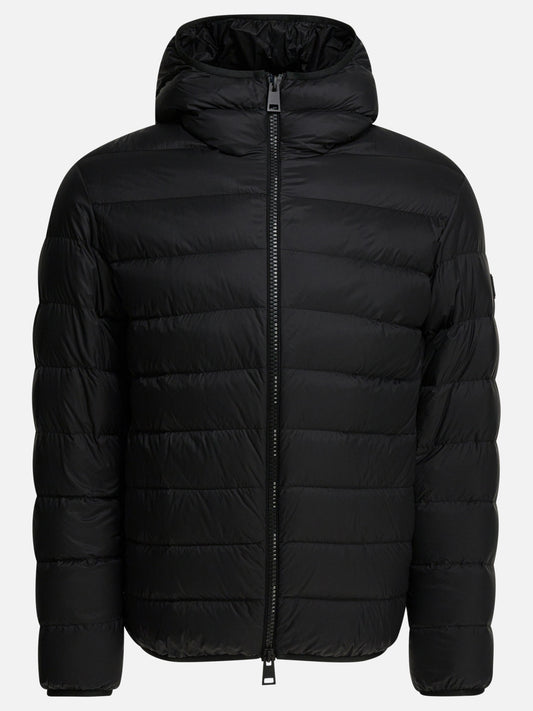 Down jackets Logo  Black - Moncler Men | PLP | VIETTI Online Store 
