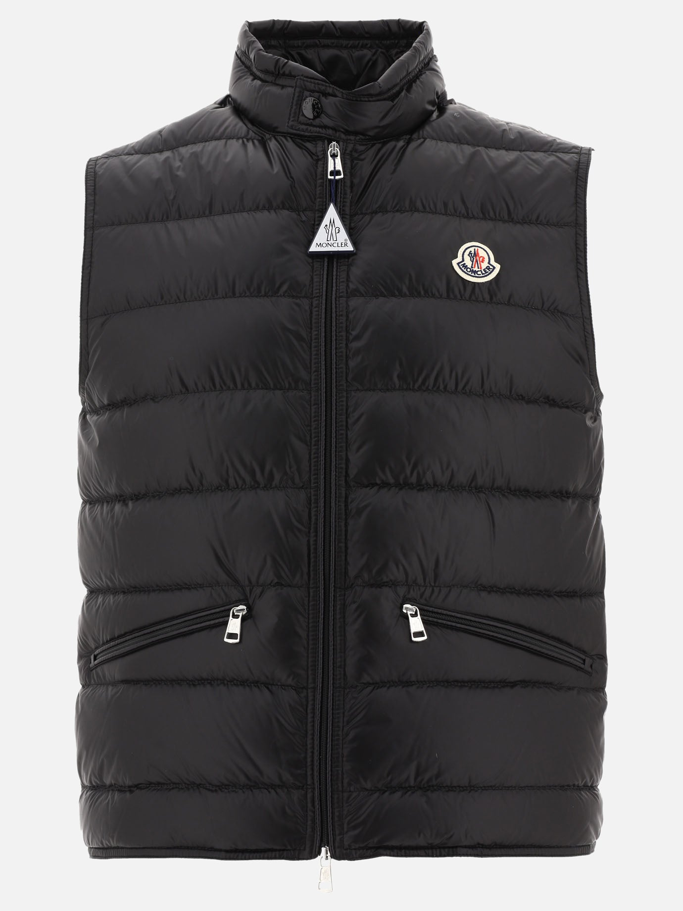 Vest jackets Logo  Black - Moncler Men | PDP | VIETTI Online Store | thumbnail