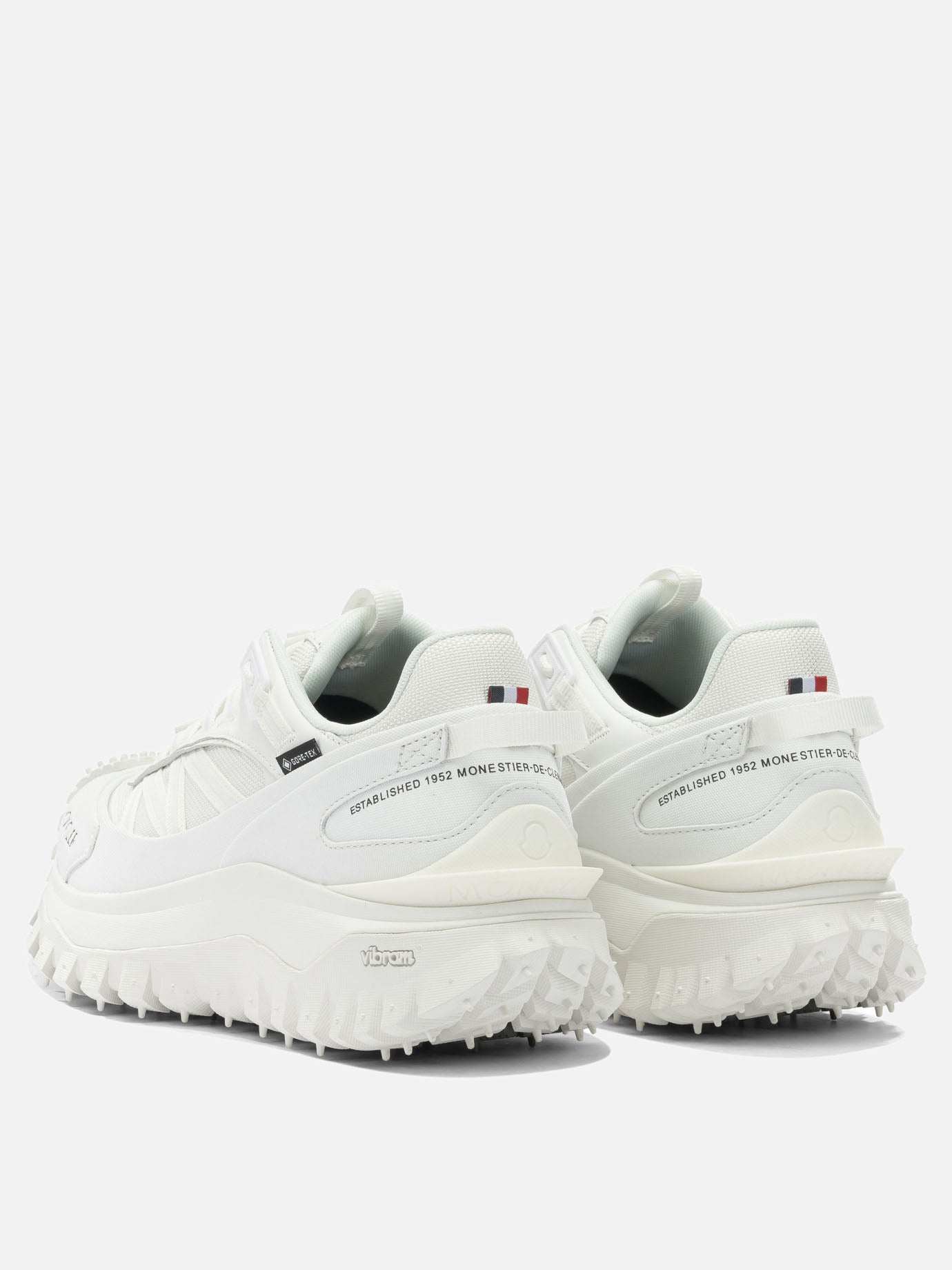 Low top sneakers 100% polyamide - 100% rubber  White - Moncler Men | PDP | VIETTI Online Store | thumbnail_4