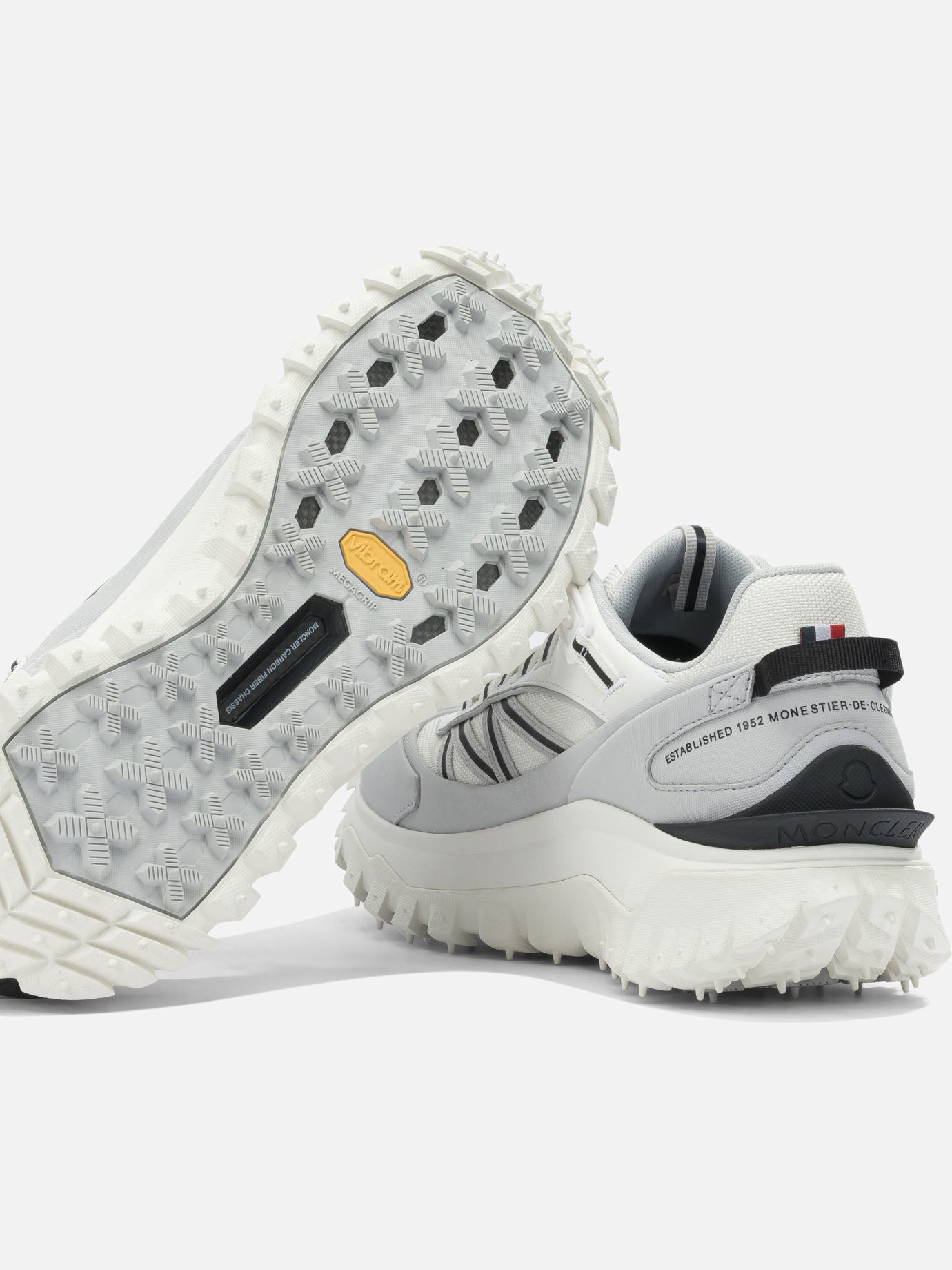 Low top sneakers 100% polyamide - 100% rubber  White - Moncler Men | PDP | VIETTI Online Store | thumbnail_5