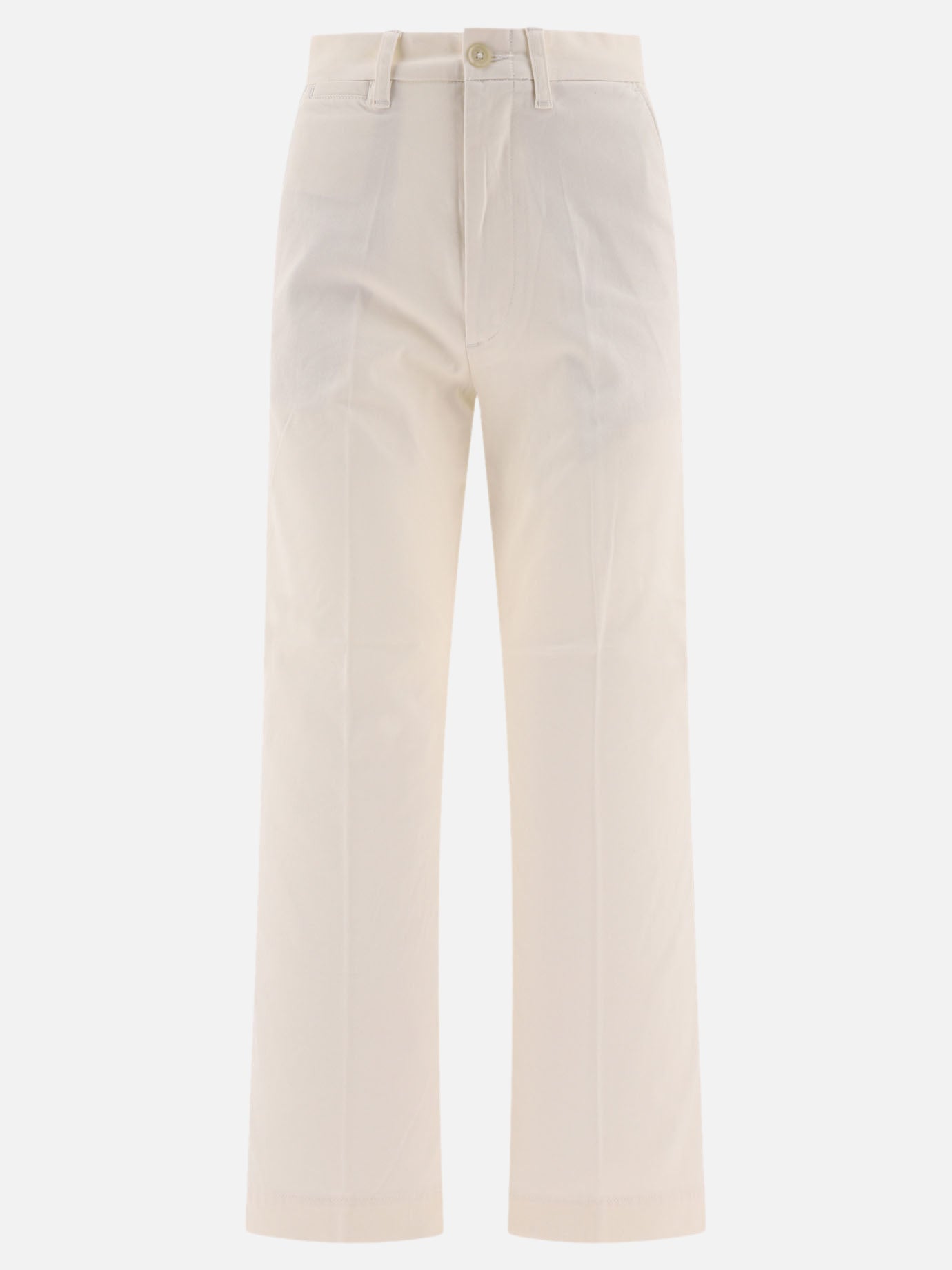 Leisure trousers Solid colour  White - Polo Ralph Lauren Women | PDP | VIETTI Online Store | Zoom-Modal
