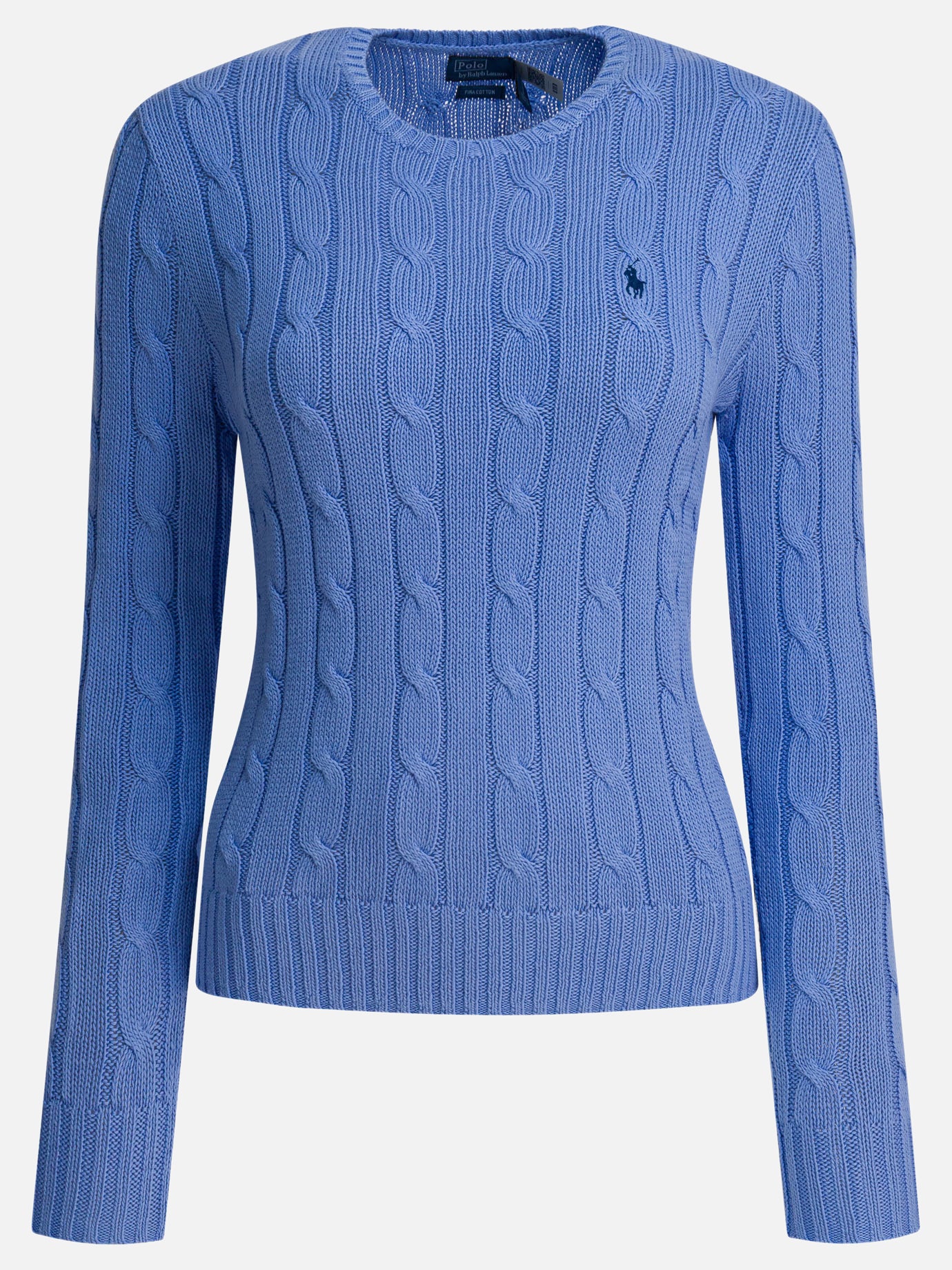 Crewneck sweaters Logo  Light blue - Polo Ralph Lauren Women | PDP | VIETTI Online Store | Zoom-Modal

