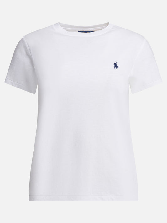 Crewneck t-shirts 100% cotton  White - Polo Ralph Lauren Women | PDP | VIETTI Online Store 
