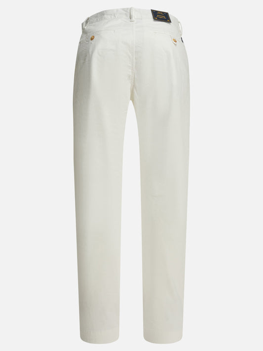 Leisure trousers 100% cotton  White - Polo Ralph Lauren Men | PLP | VIETTI Online Store | 2
