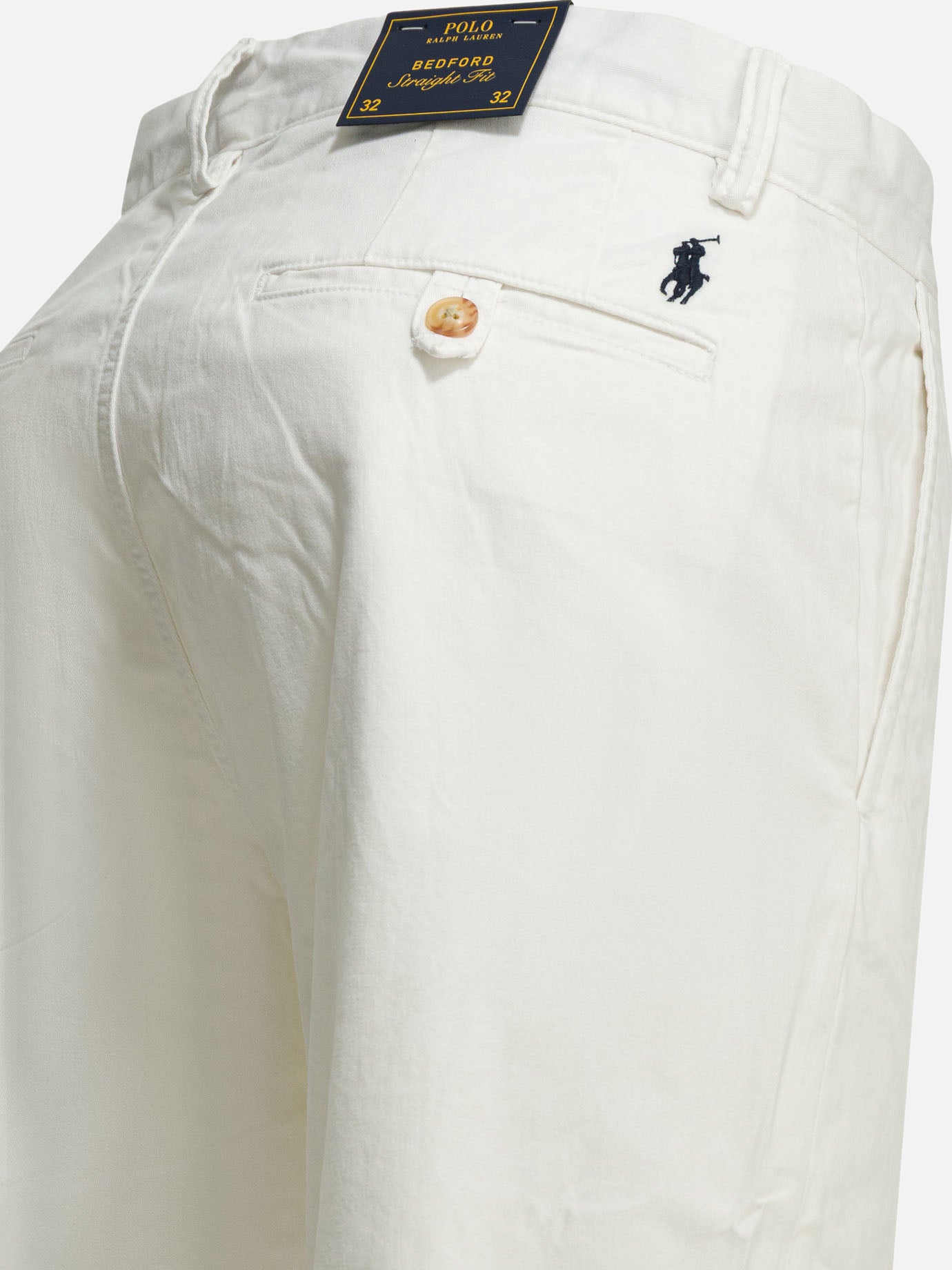 Leisure trousers 100% cotton  White - Polo Ralph Lauren Men | PDP | VIETTI Online Store | Zoom-Modal_4
